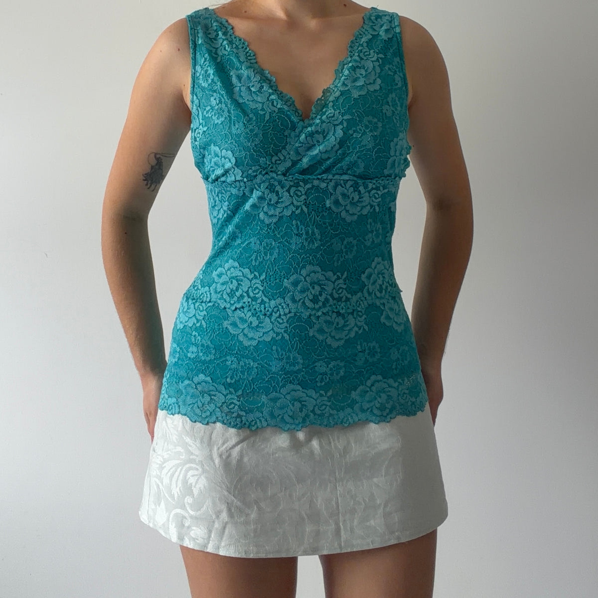 Lace Babydoll Cami Top | L