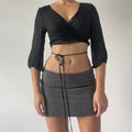 Silk Wrap Top | 6-8
