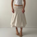 Camaieu Cotton Midi Skirt | 8-12
