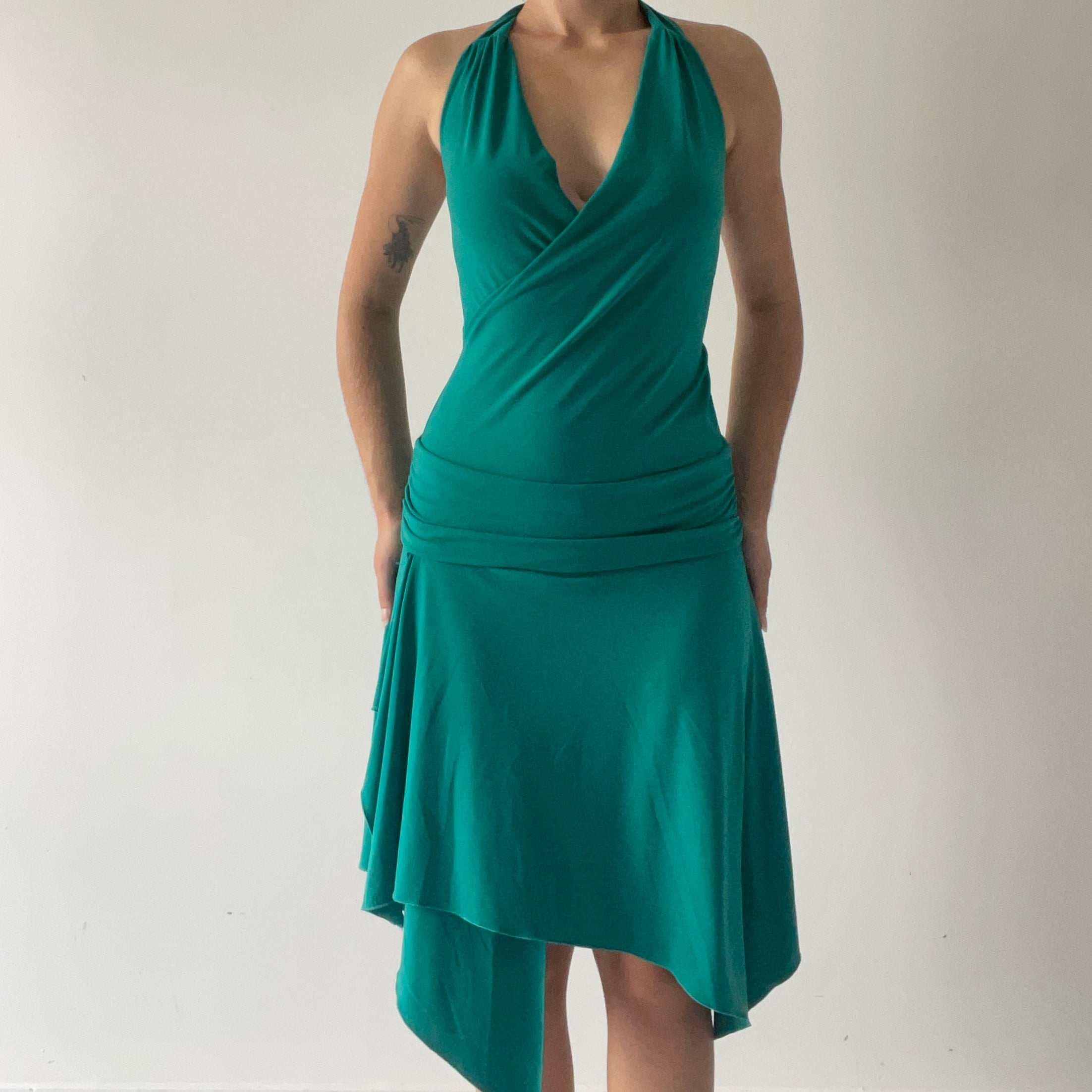 Cooper St Asymmetric Ruffle Midi Dress | Made in Australia | 8-10