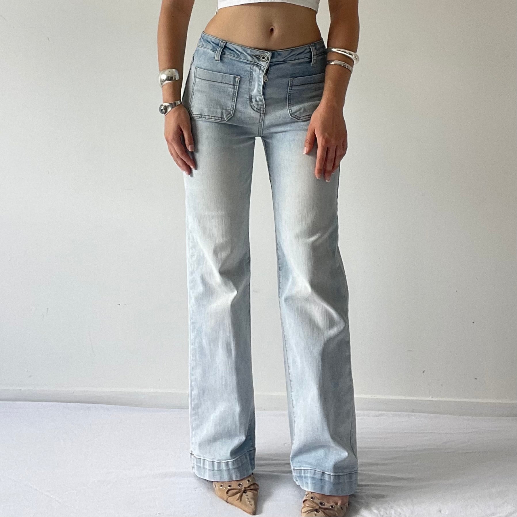 Italian Star Wide Leg Jeans | 8-10