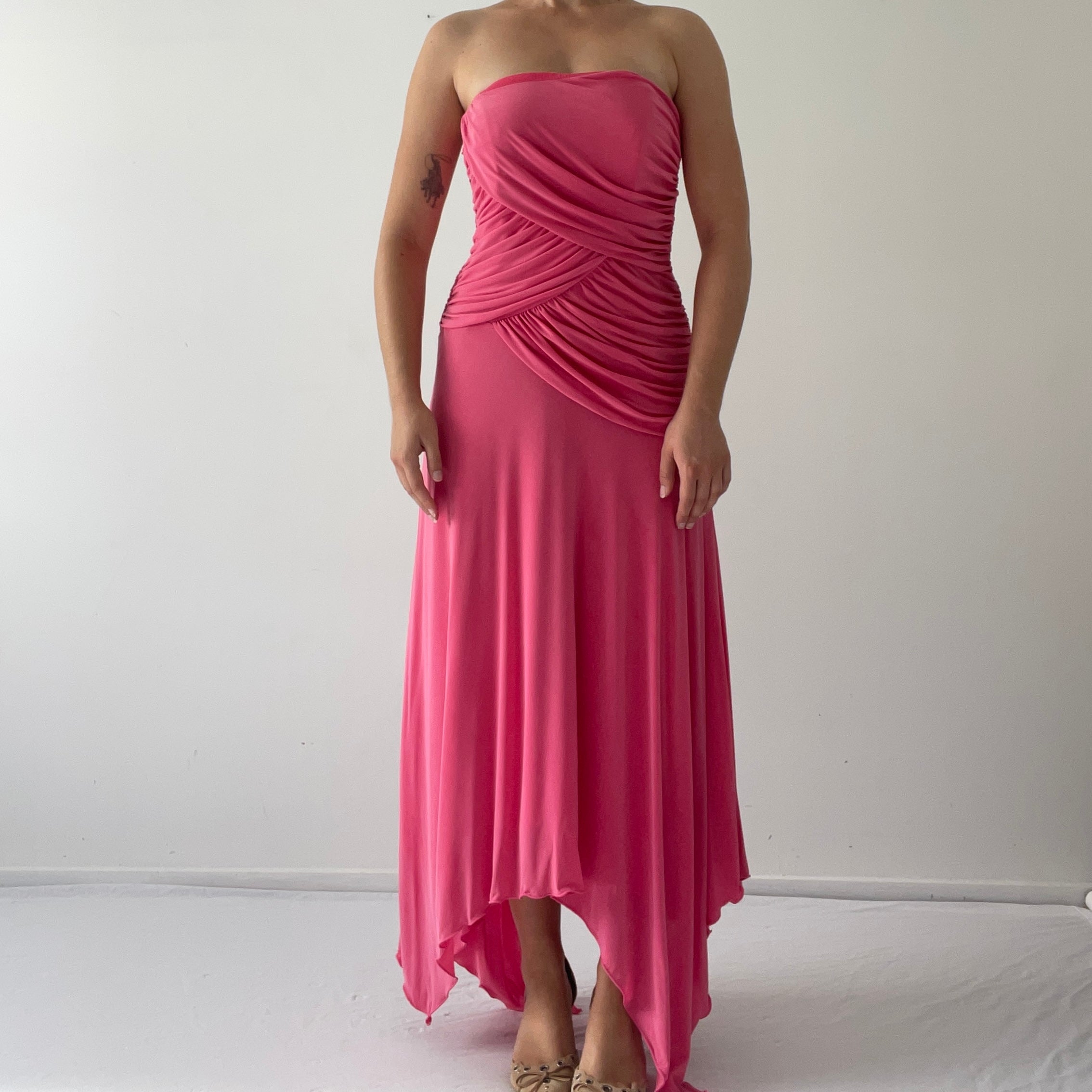 Studibaker Asymmetric Strapless Dress | Made In Australia | 10-12