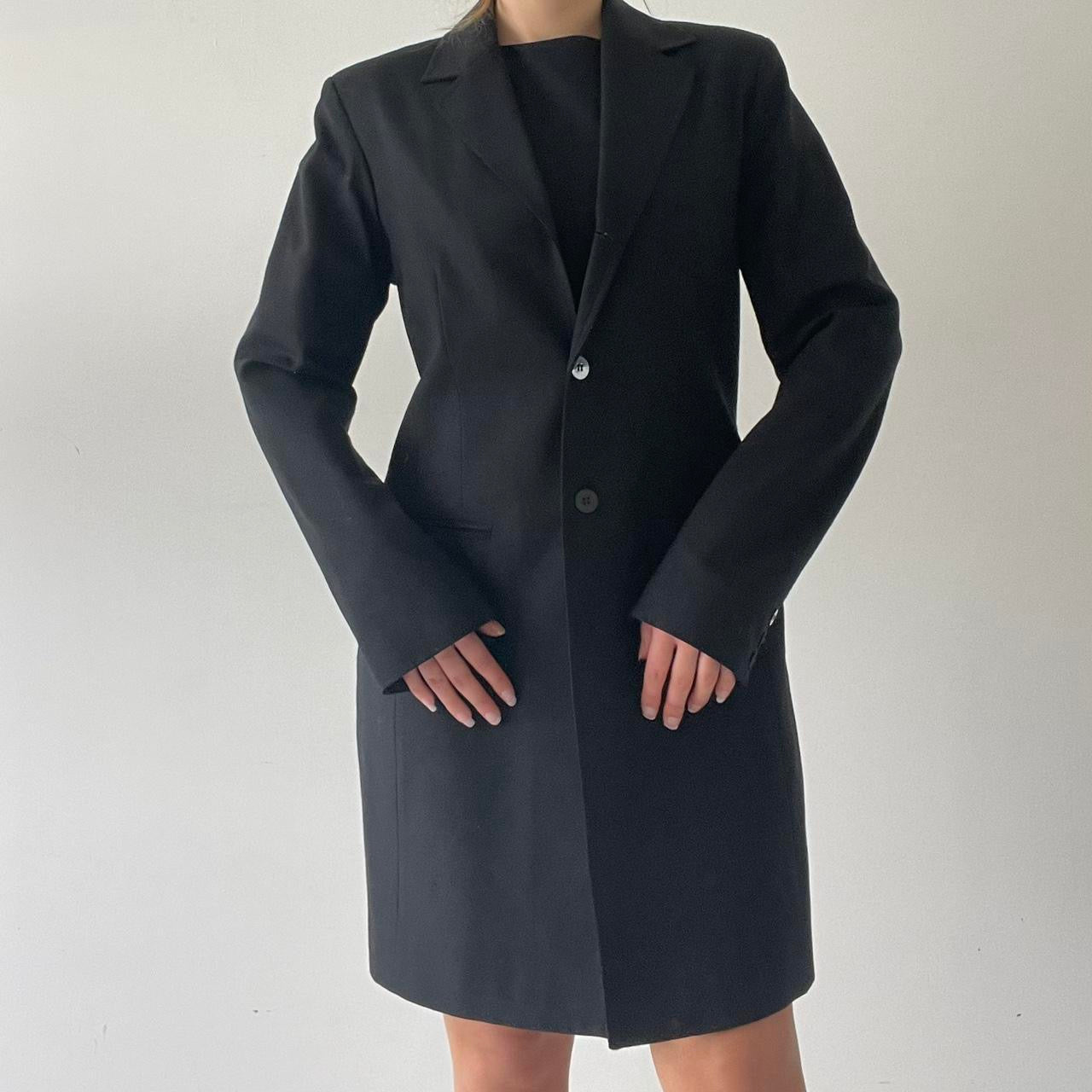 90s Max Wool Blazer + Dress Set | M