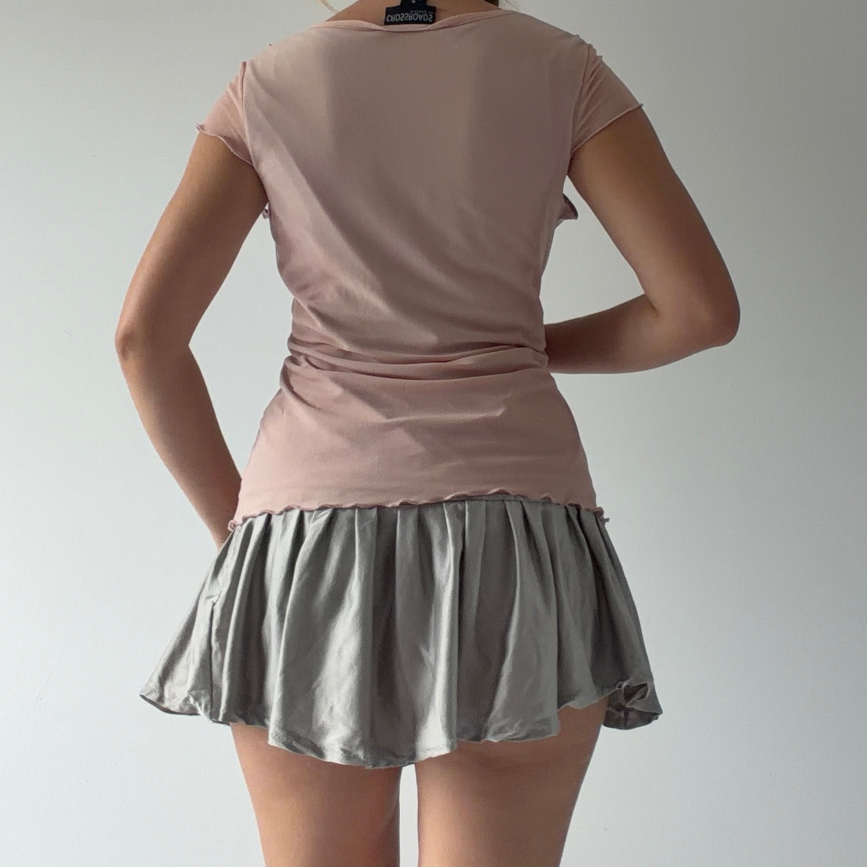 Crossroads Ruffle Rosette Top | 10-12