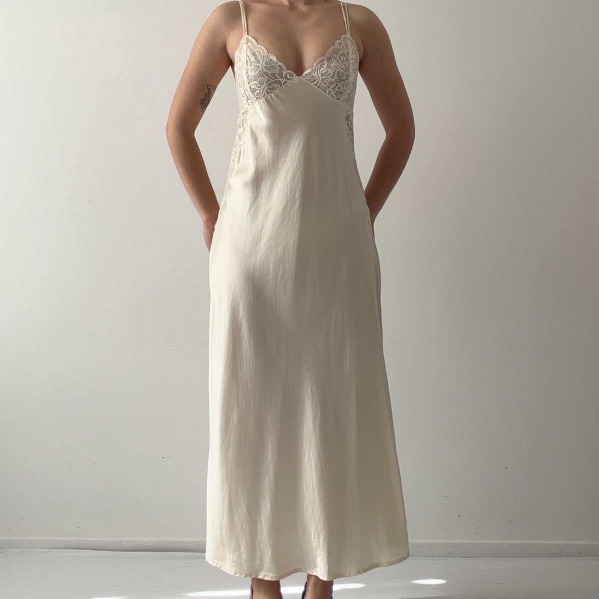 Nan Ya Silk Midi Dress | 10-12