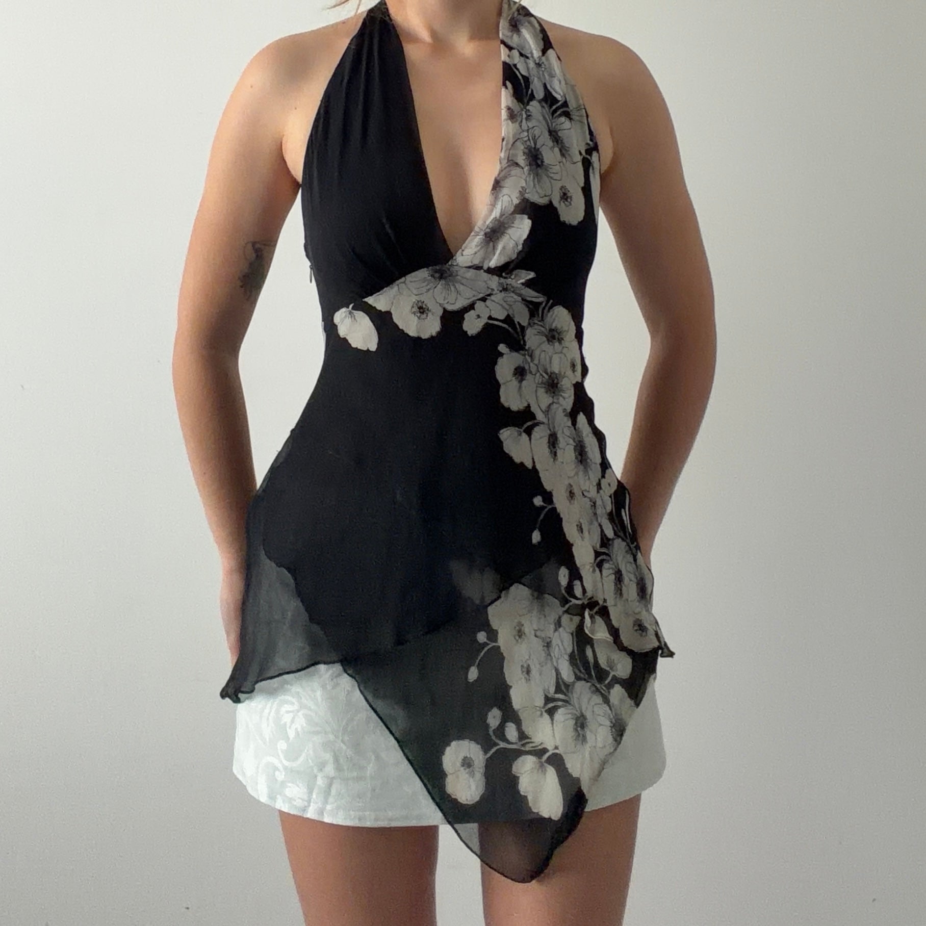 Rare BCBG Silk Halter Top | S