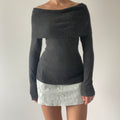 Jigsaw Wool Fold Over Knit | M