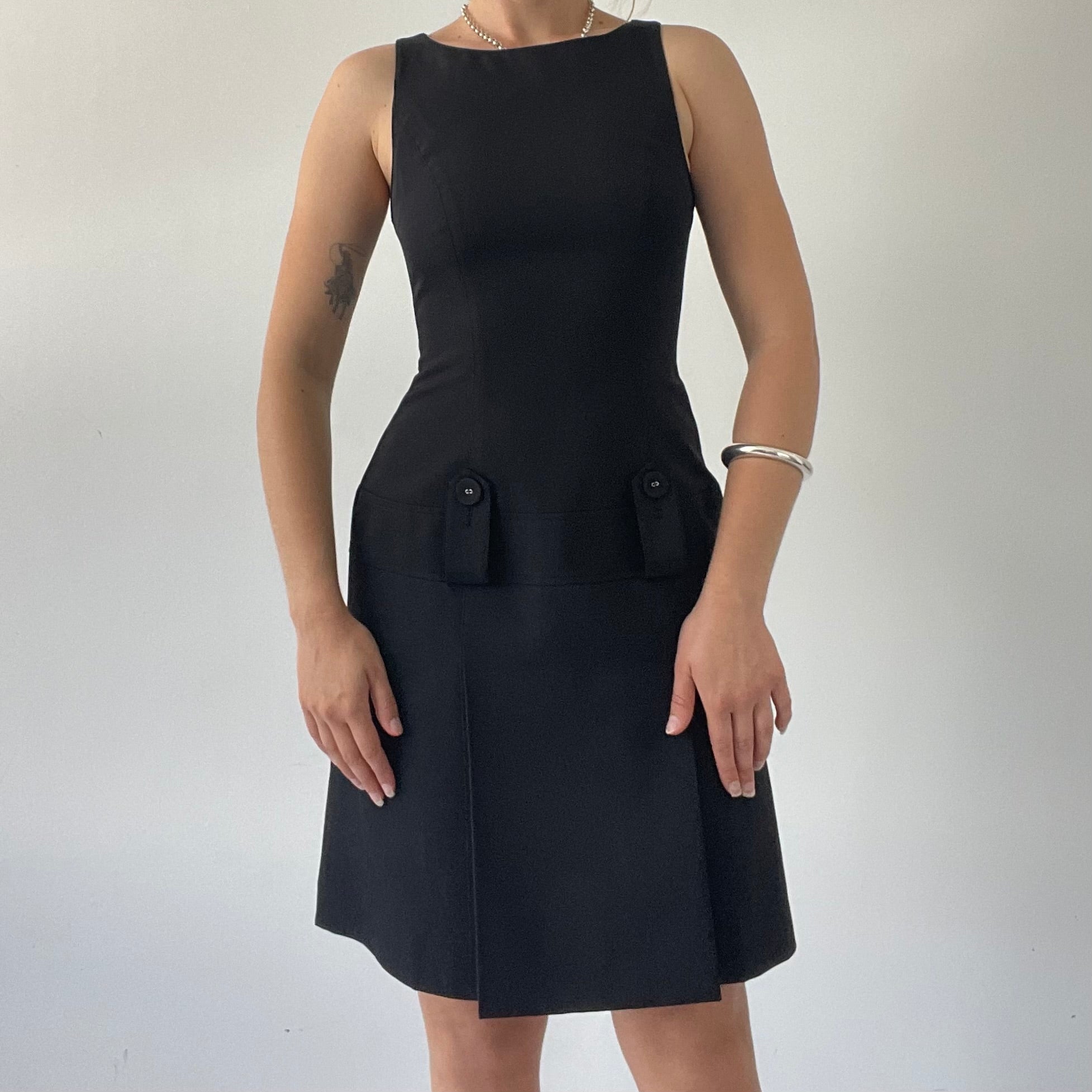 Apart Midi Pleated Dress | XS