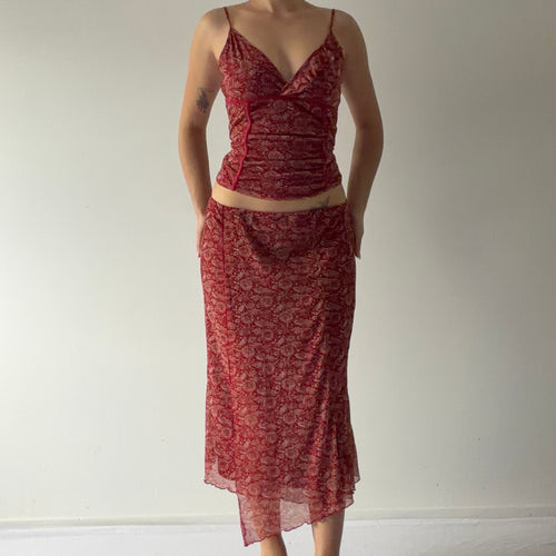 Mexx Mesh Skirt and Top Set | 10-12