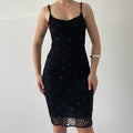 Beaded Crochet Midi Dress | 6-8
