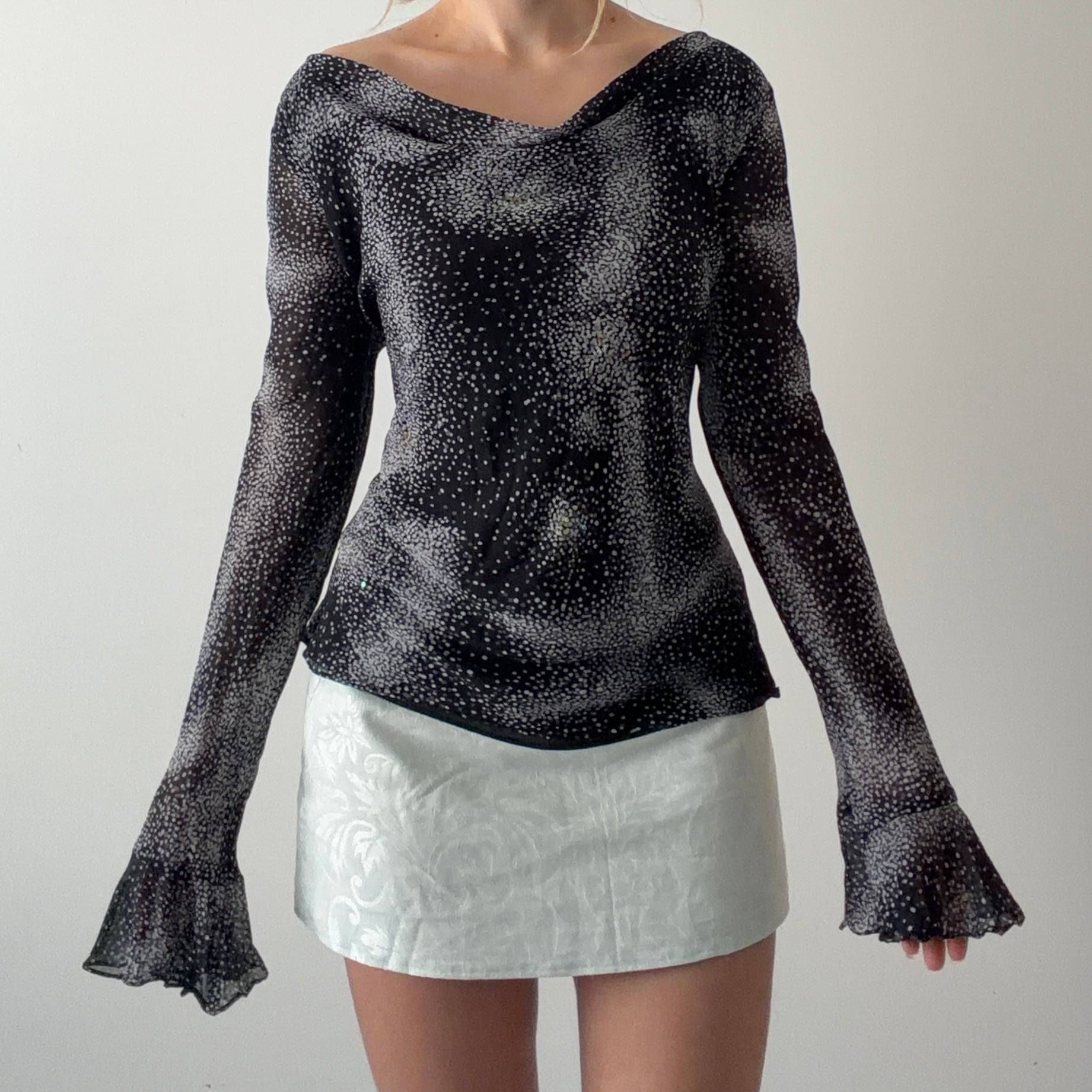 Amelia Austin Silk Cowl Top | 14-16
