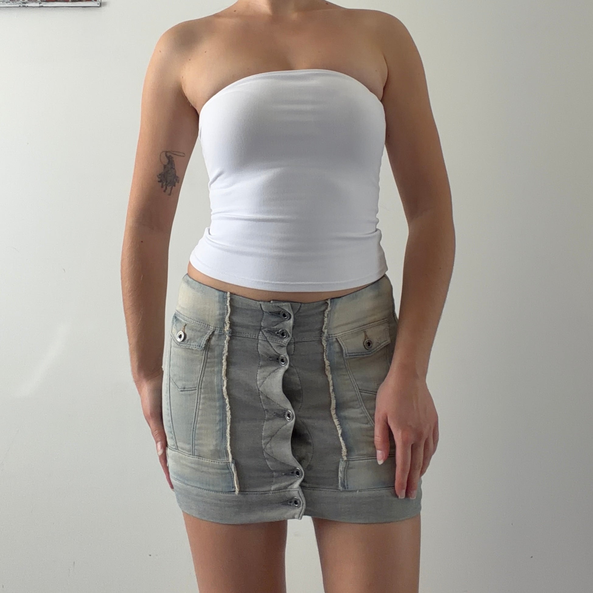 Diesel Micro Mini Denim Skirt | 4-6