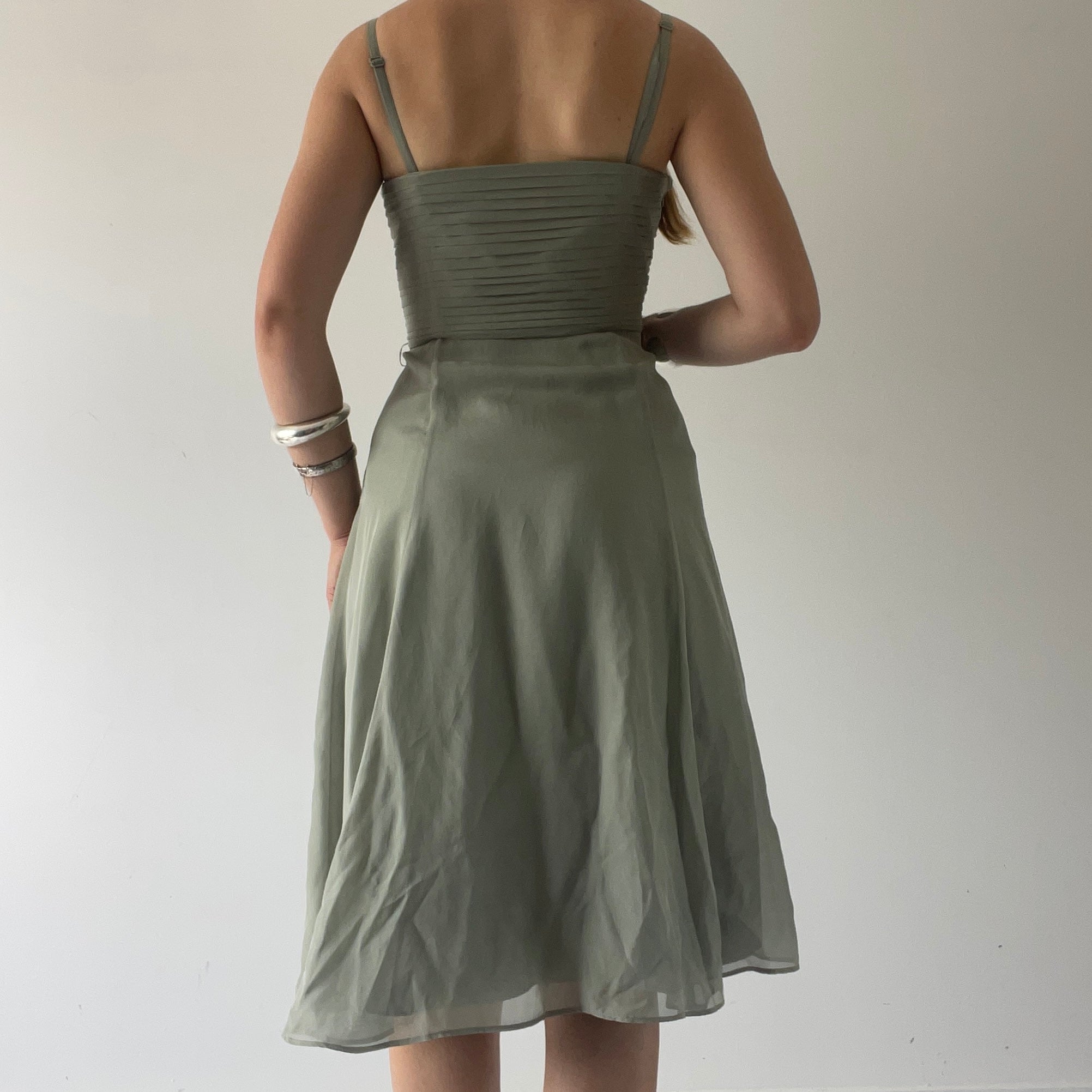 Coast 100% Silk Midi Dress | 10-12