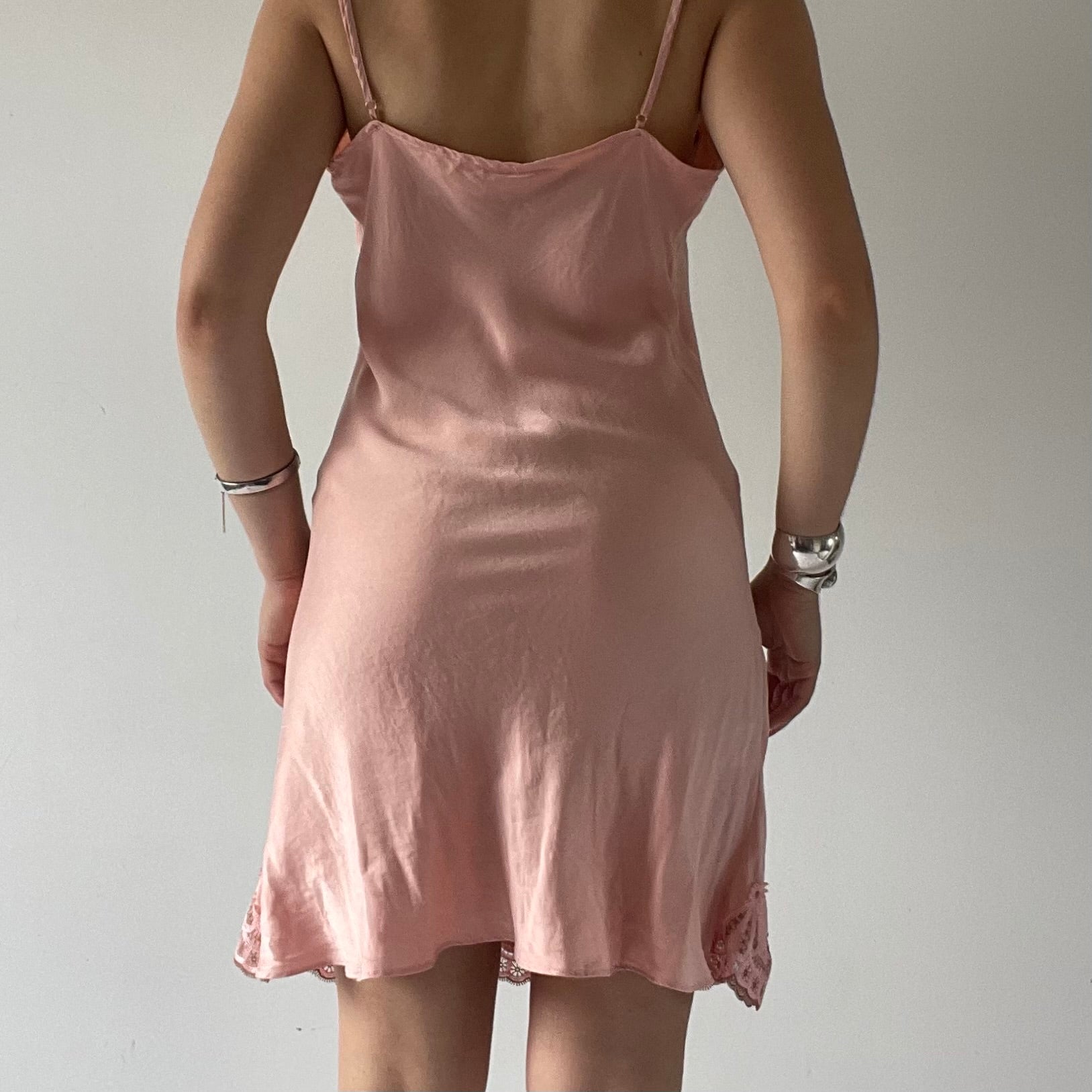 100% Silk Midi Slip Dress | 8-10