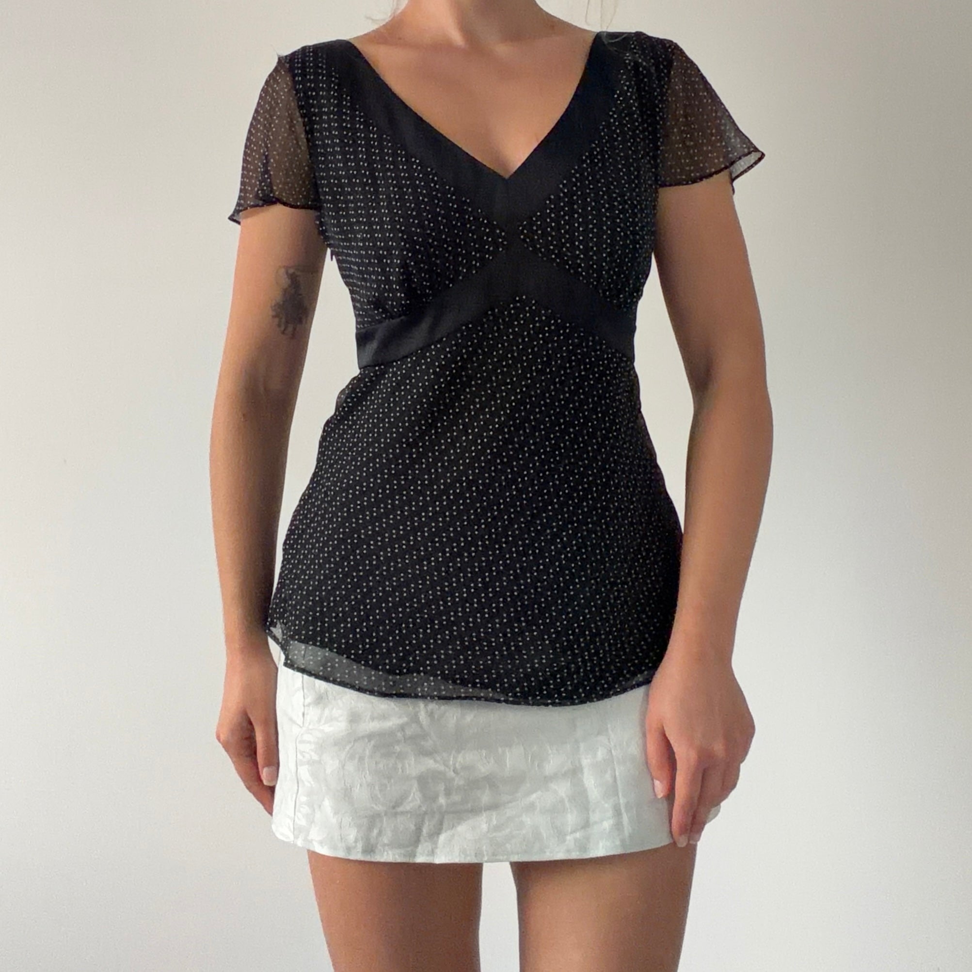 Ann Taylor Polka Dot Top | 12-14