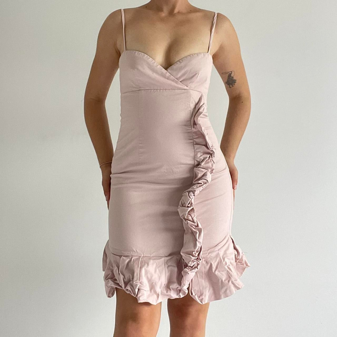 Red Valentino Ruffle Dress | 6-8