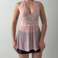 Risque Lace Halter Top | S