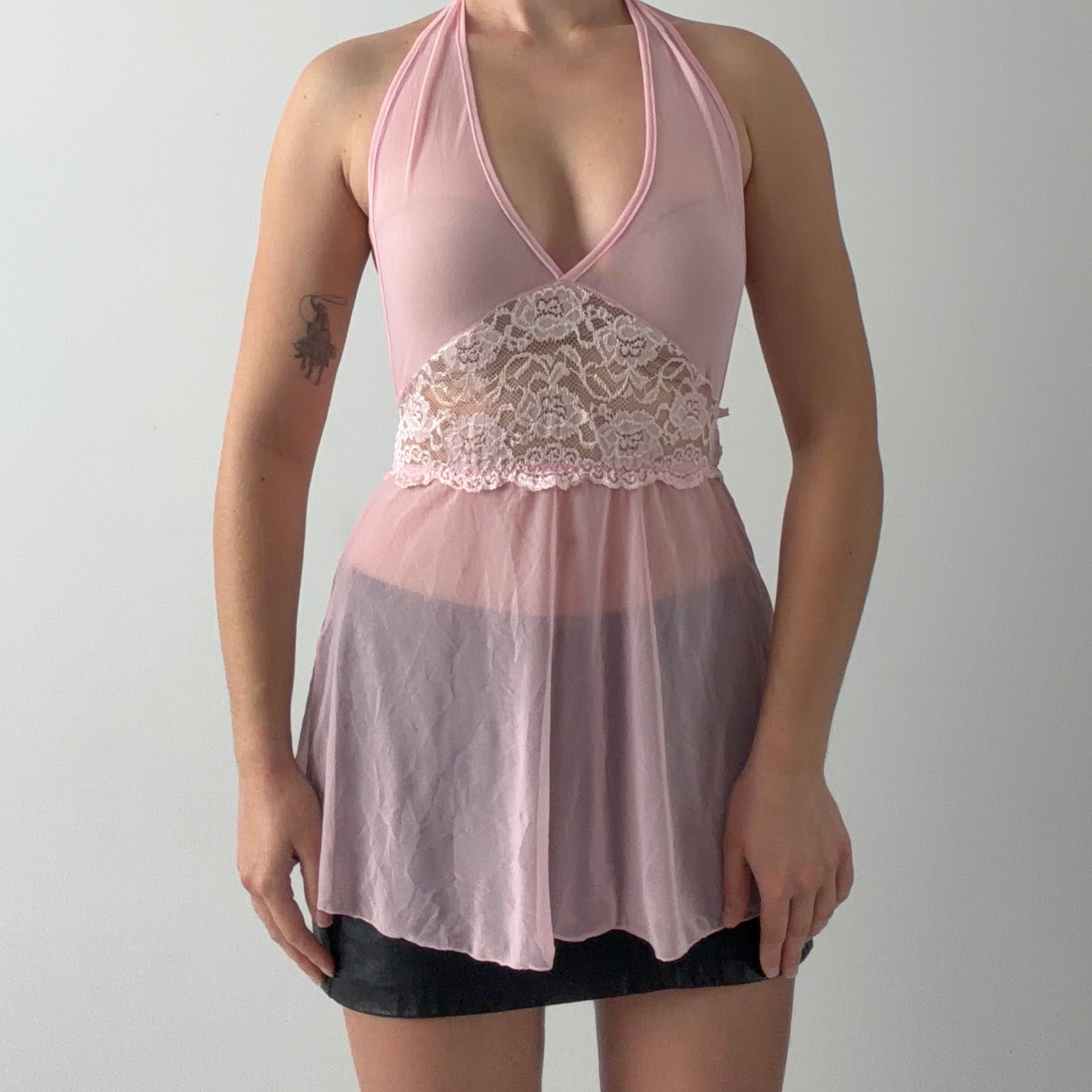 Risque Lace Halter Top | S
