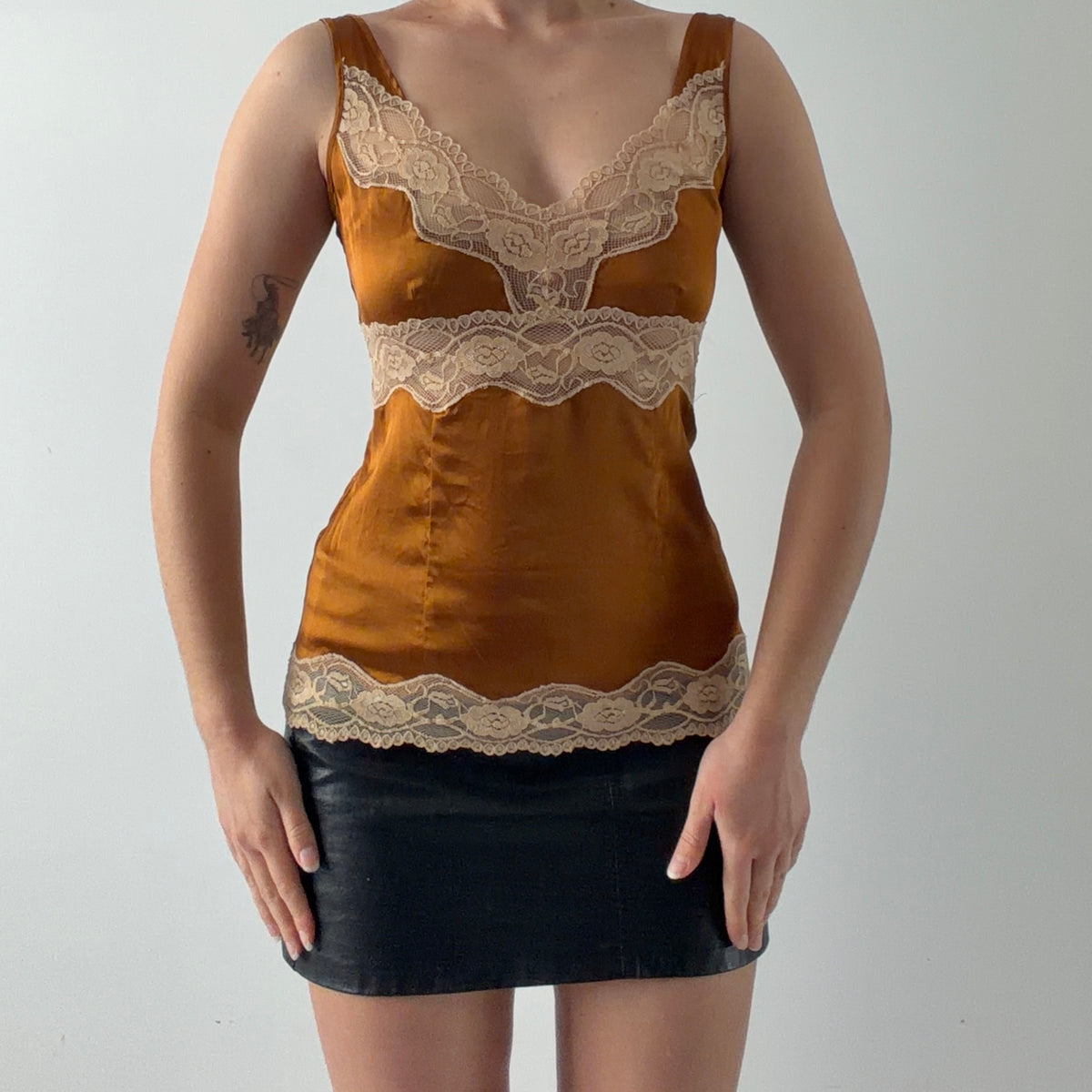 Moda International Silk Lace Cami | 6-8