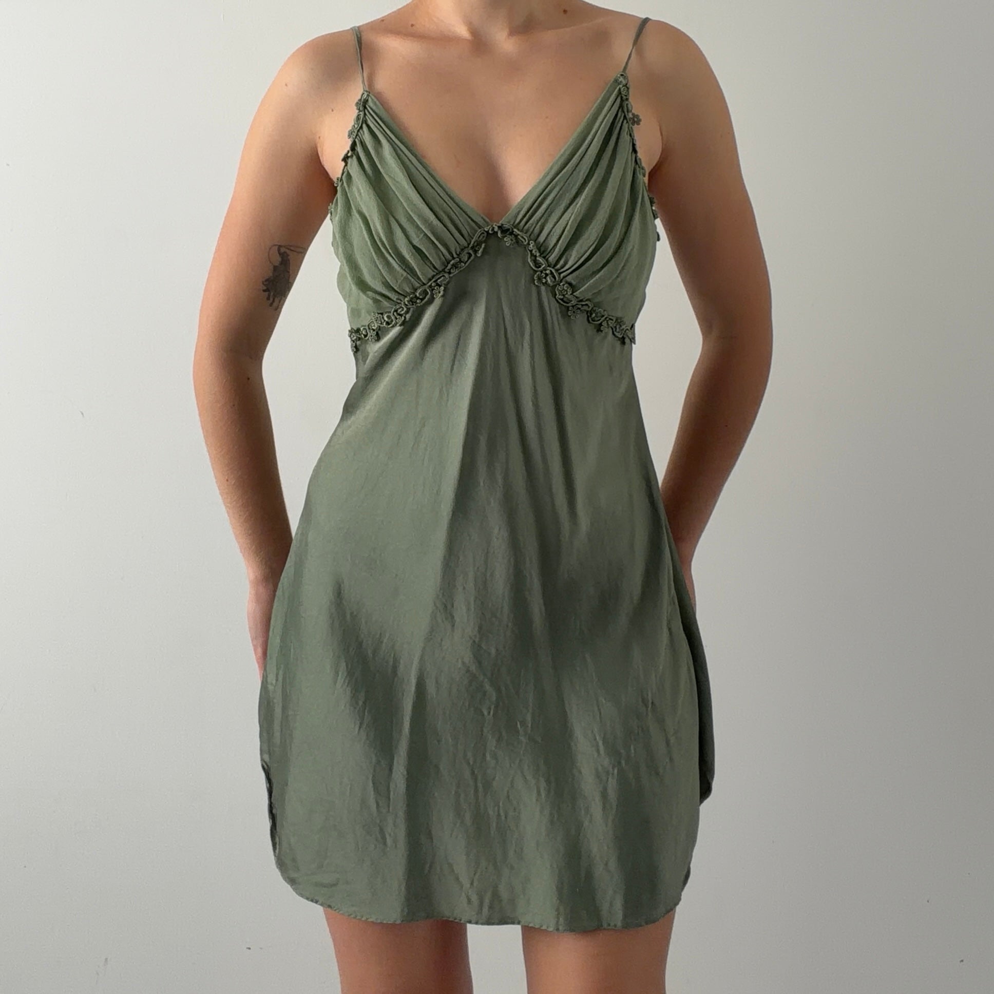 Victoria's Secret Gold Label Silk Slip | M