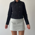 Gap Button Up Peacoat | 6-8