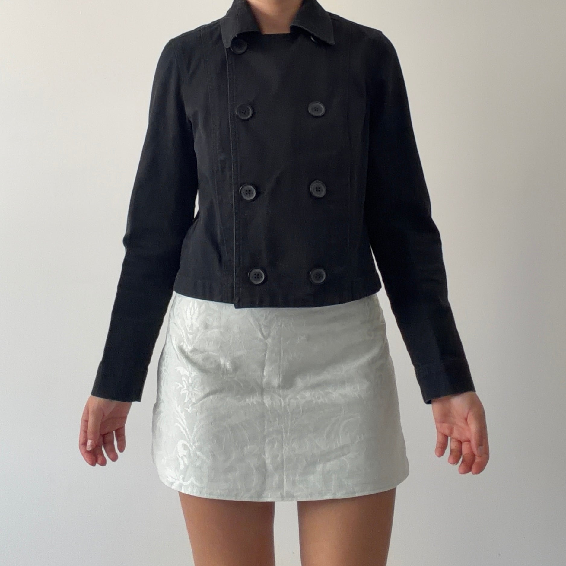 Gap Button Up Peacoat | 6-8
