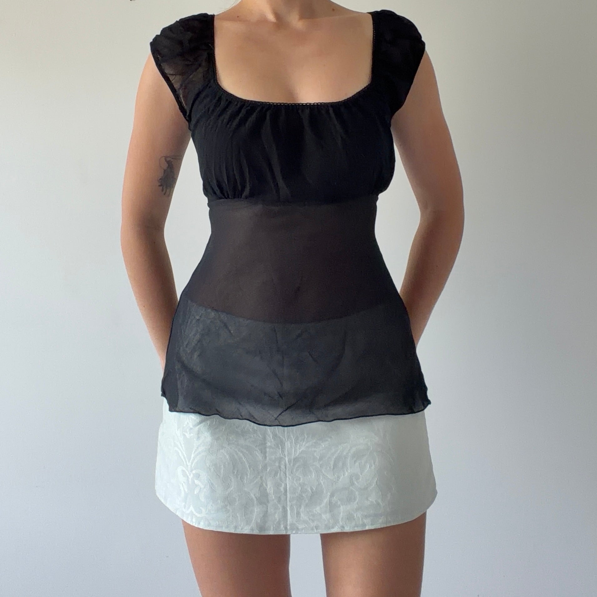 Rave Babydoll Top | 8-10