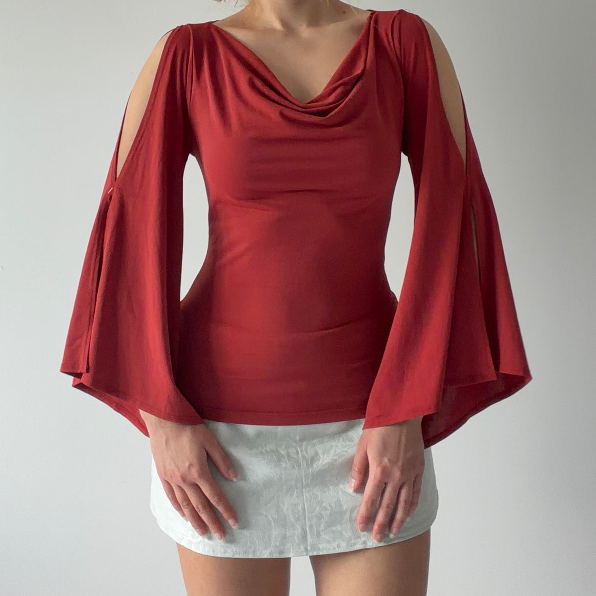 Forever 21 Bell Sleeve Top | L