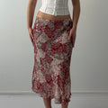 Damart Floral Midi Skirt | L