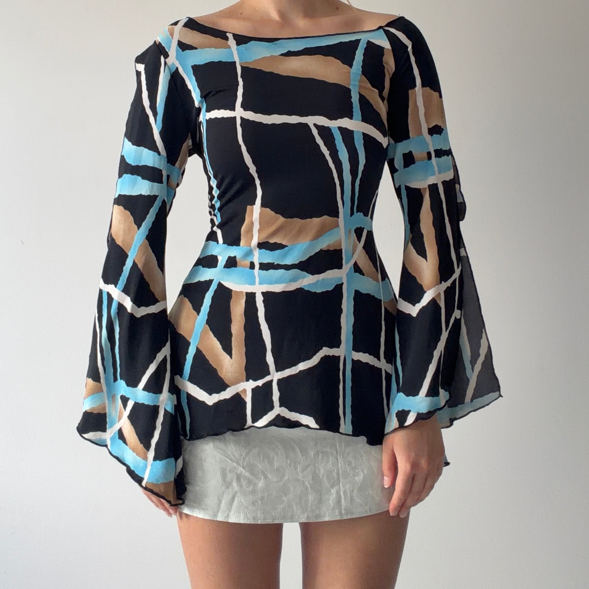 Rave Bell Sleeve Top | L