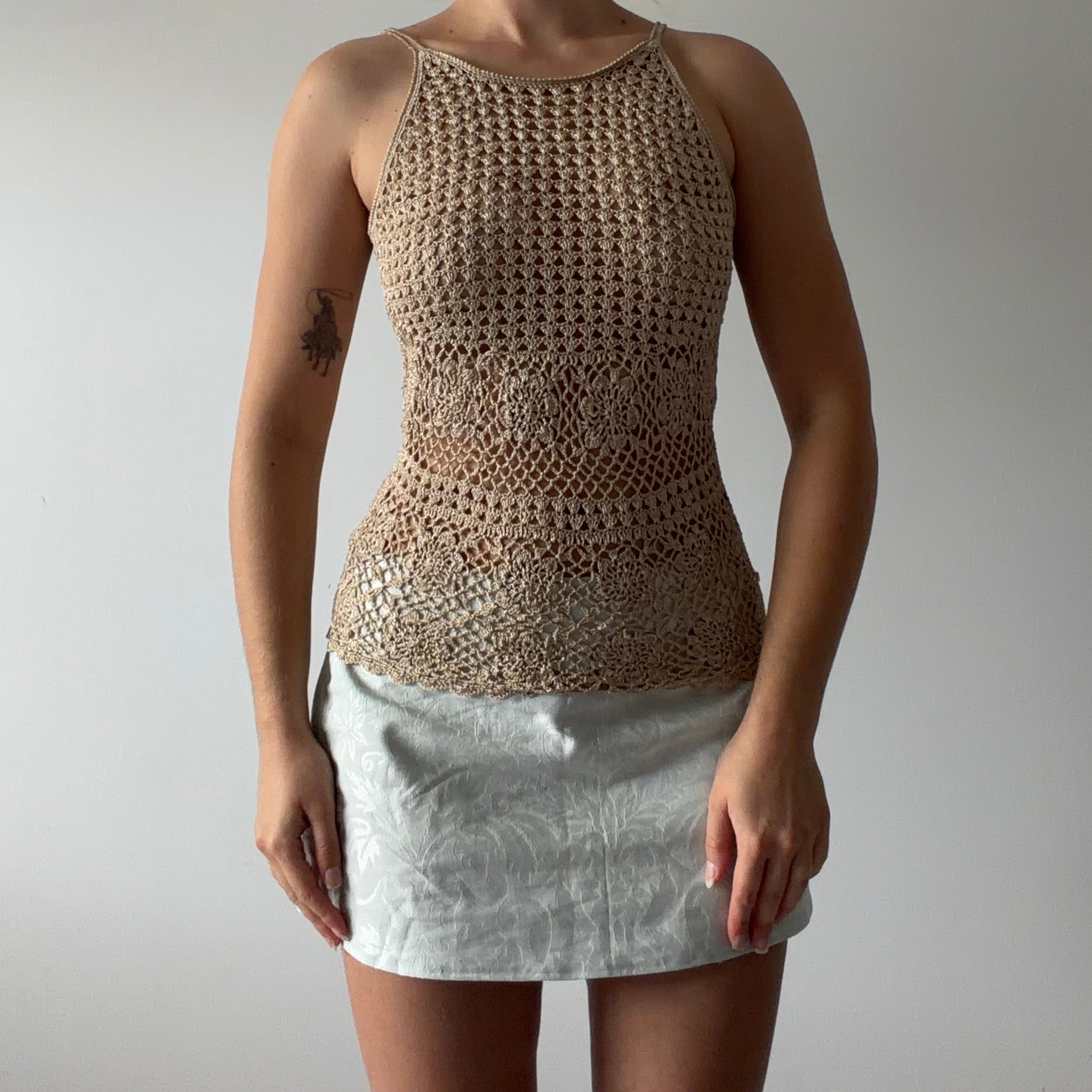 Glittery Crochet Top | 6-8