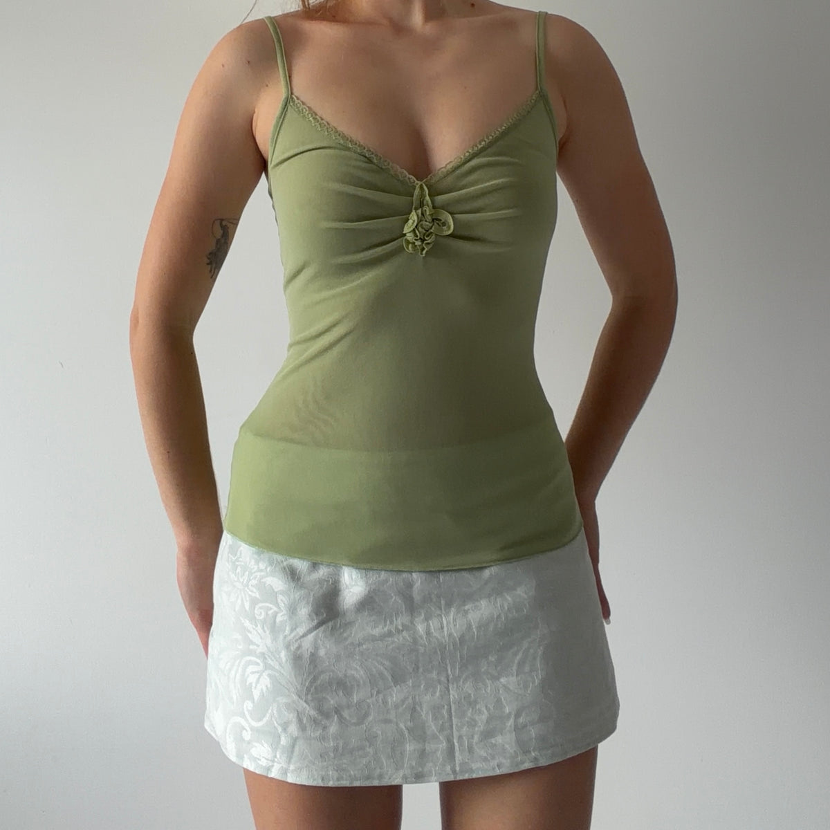Sportsgirl Mesh Cami Top | S