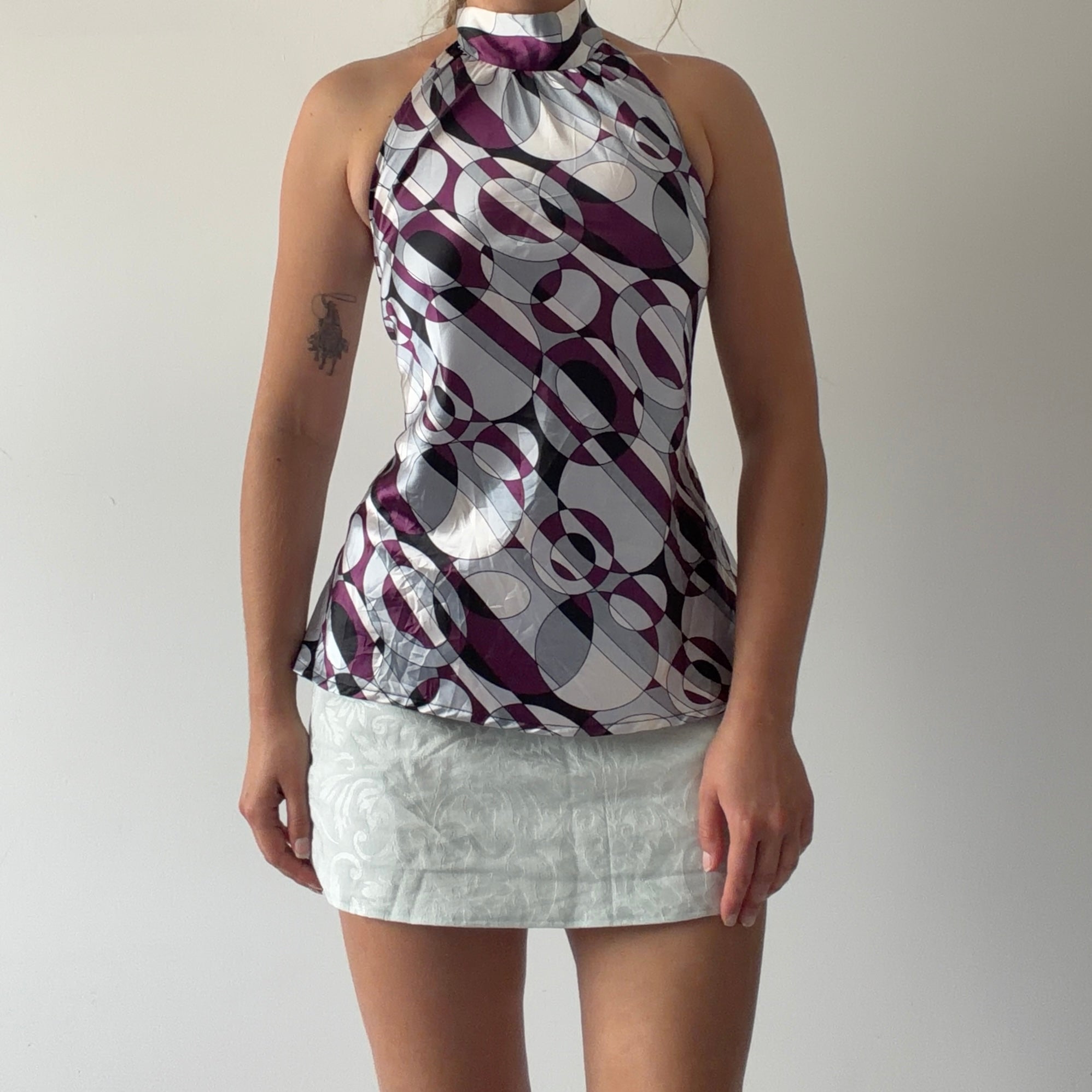 Tattoo Halter Top | Made in Canada | 10-12