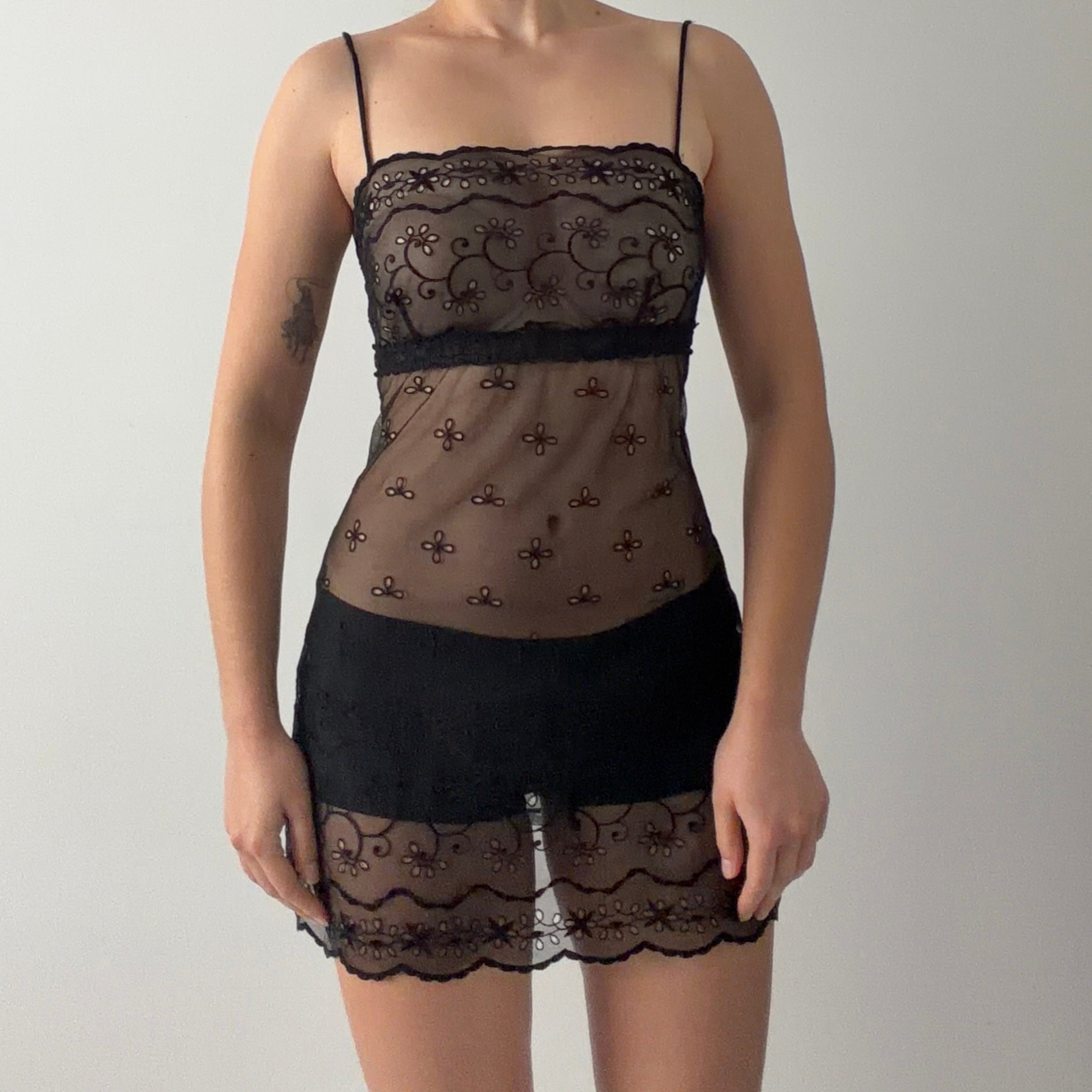Victoria's Secret Babydoll Mini Dress | Black | S