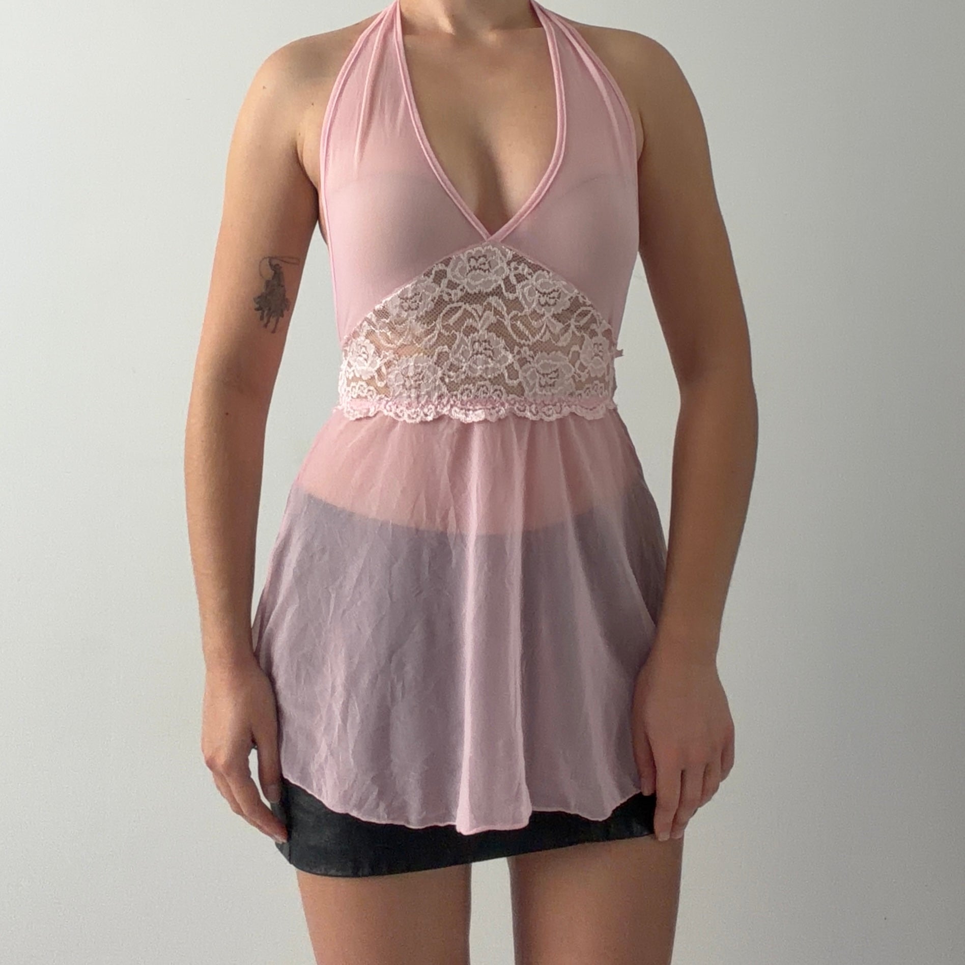 Risque Lace Halter Top | S