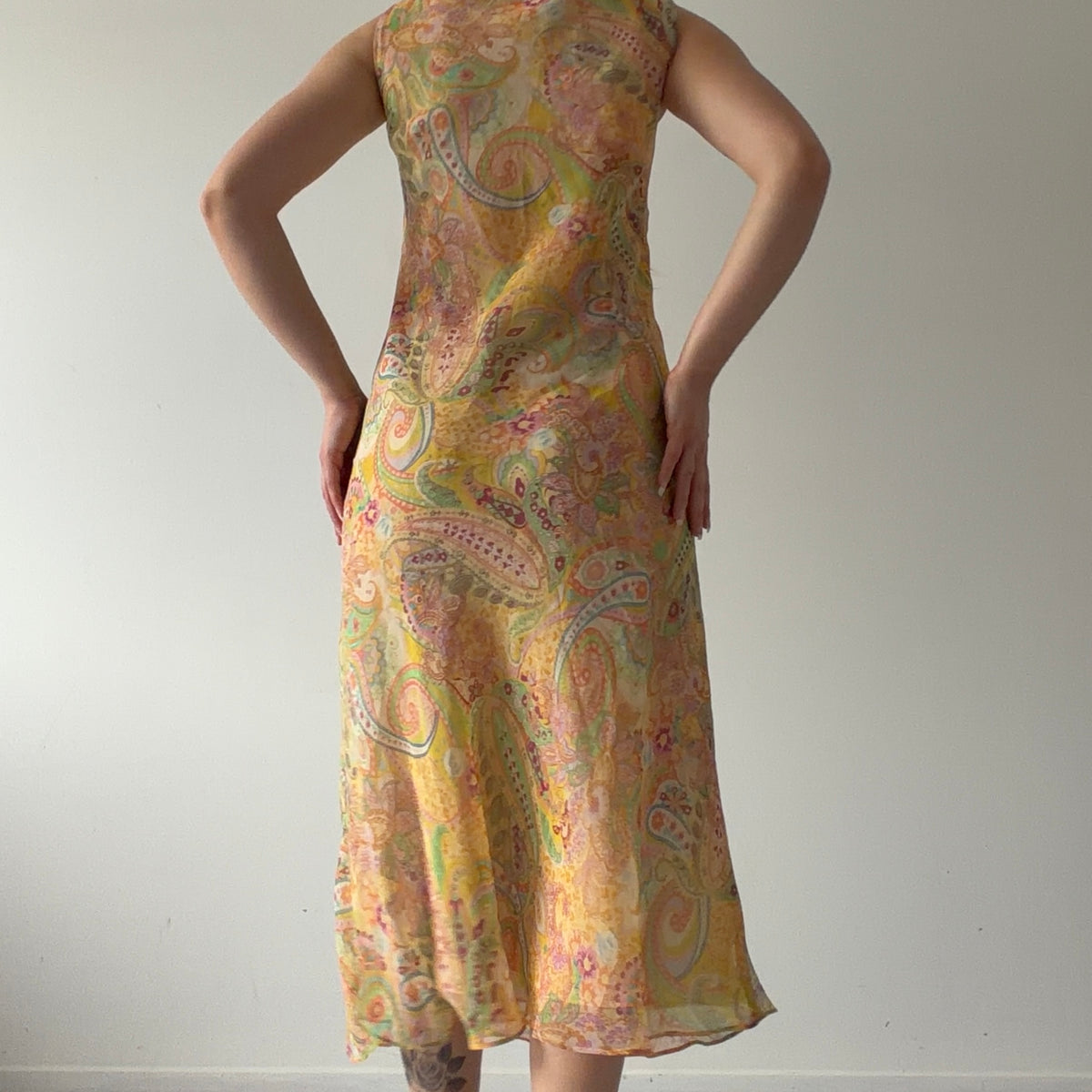 Dressbarn Paisley Midi Dress | L