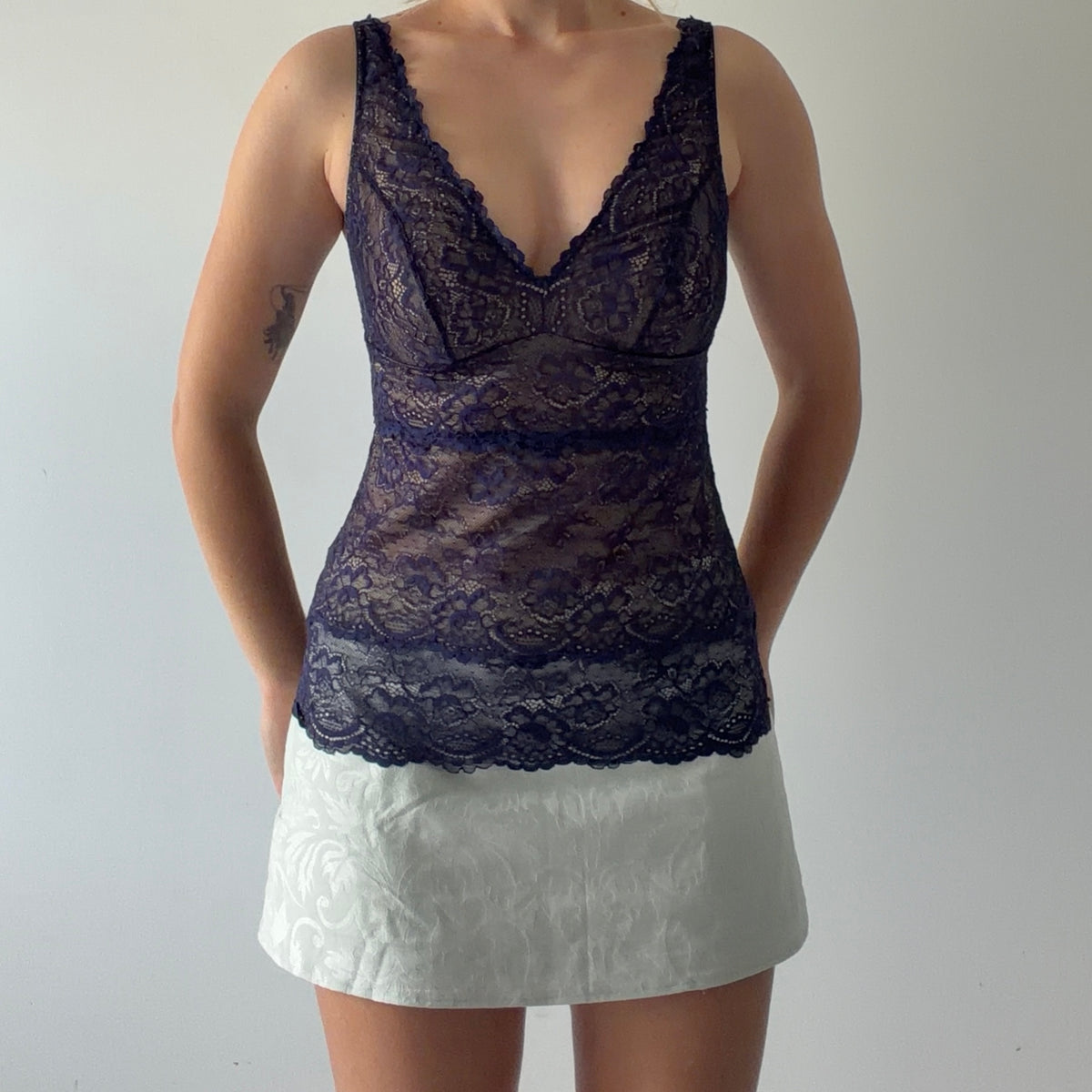 Samantha Chang Lace Cami Top | S