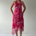 Nolita Floral Halter Midi Dress | M