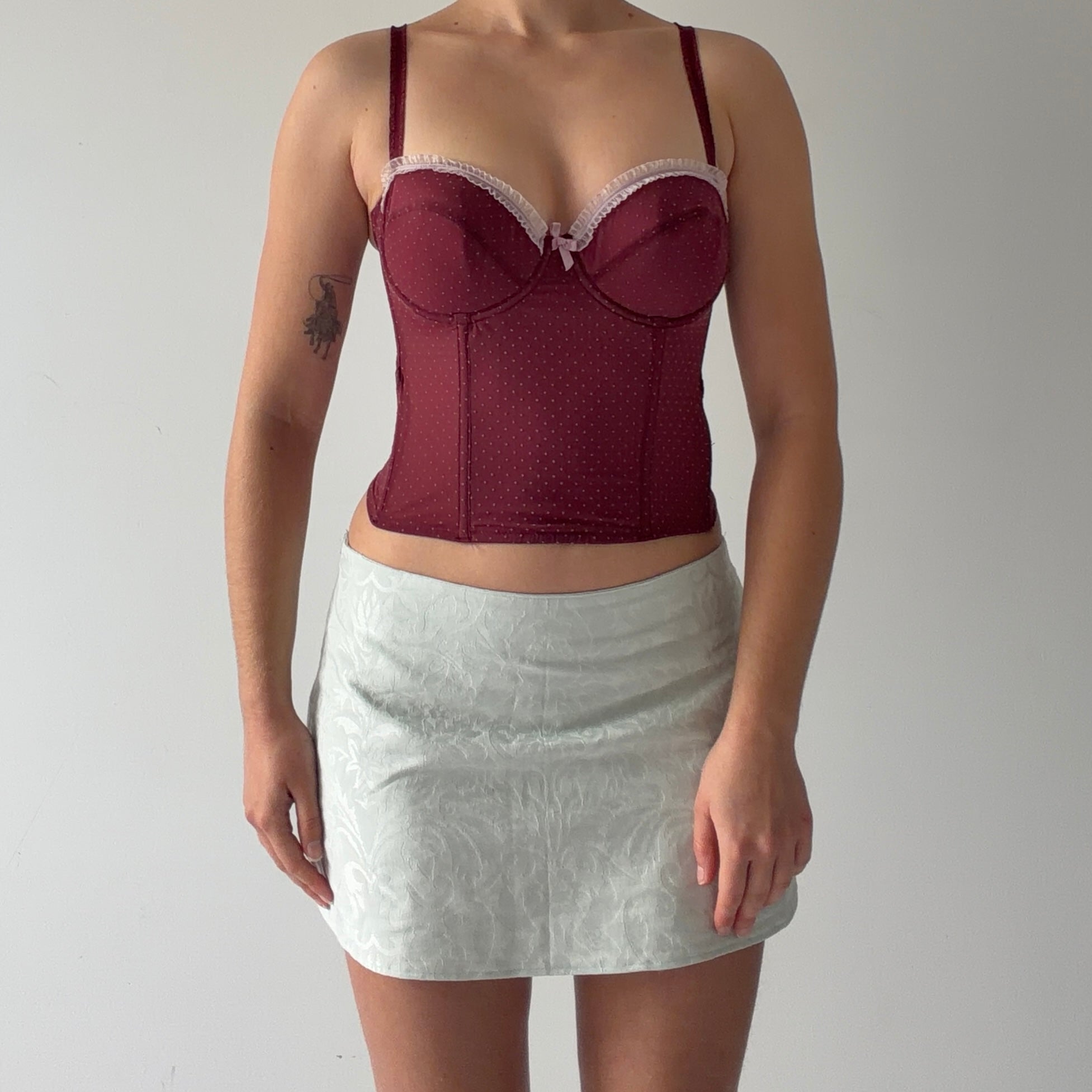 Native Intimates Polka Dot Corset Top | 10-12