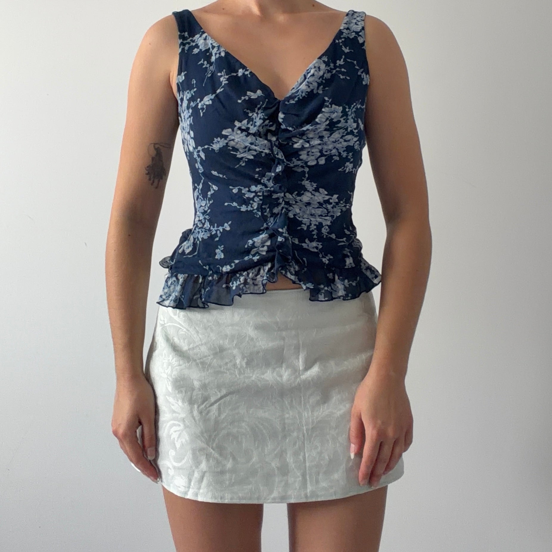 Escada Silk Ruffle Top | S