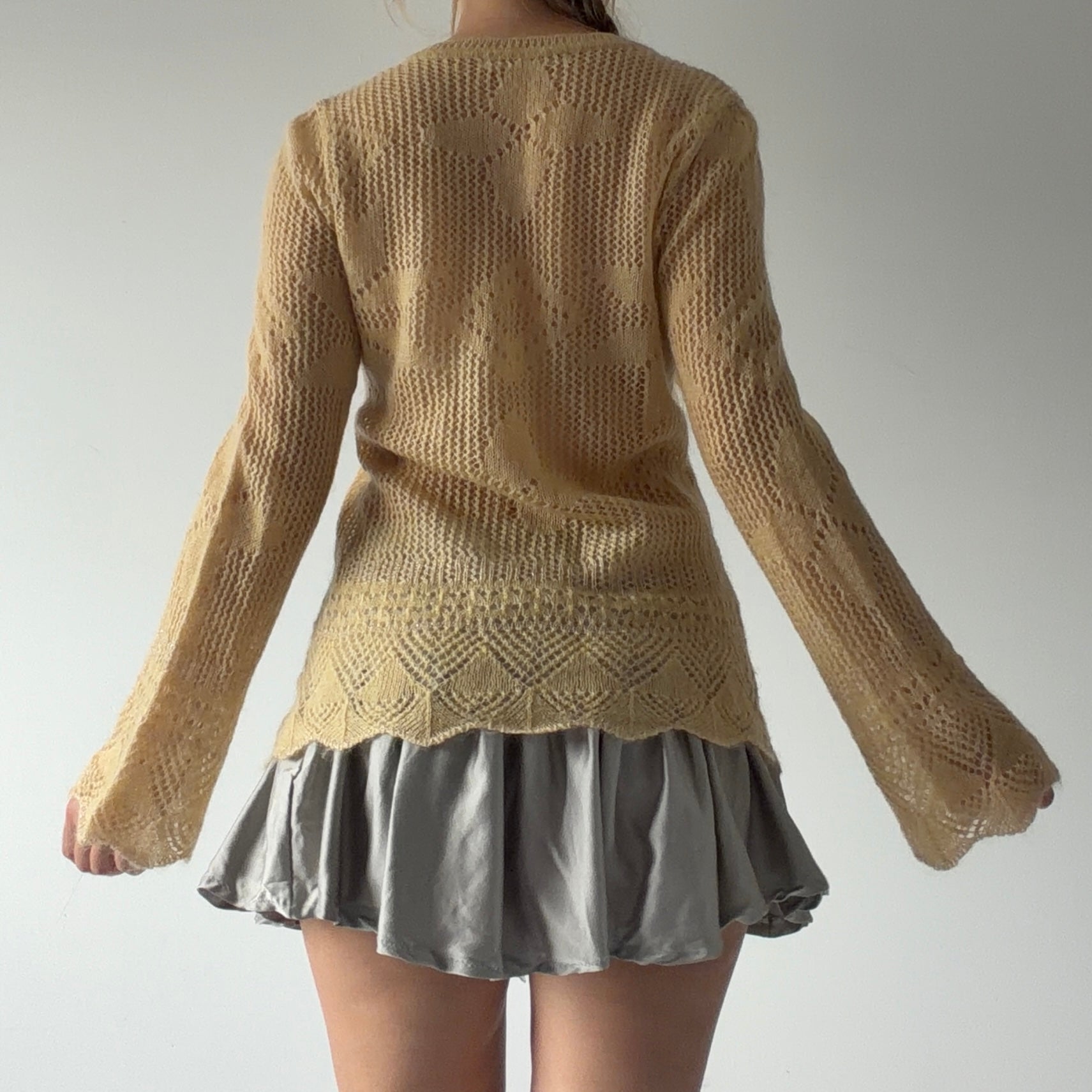 Mohair Knit Sweater | S-M