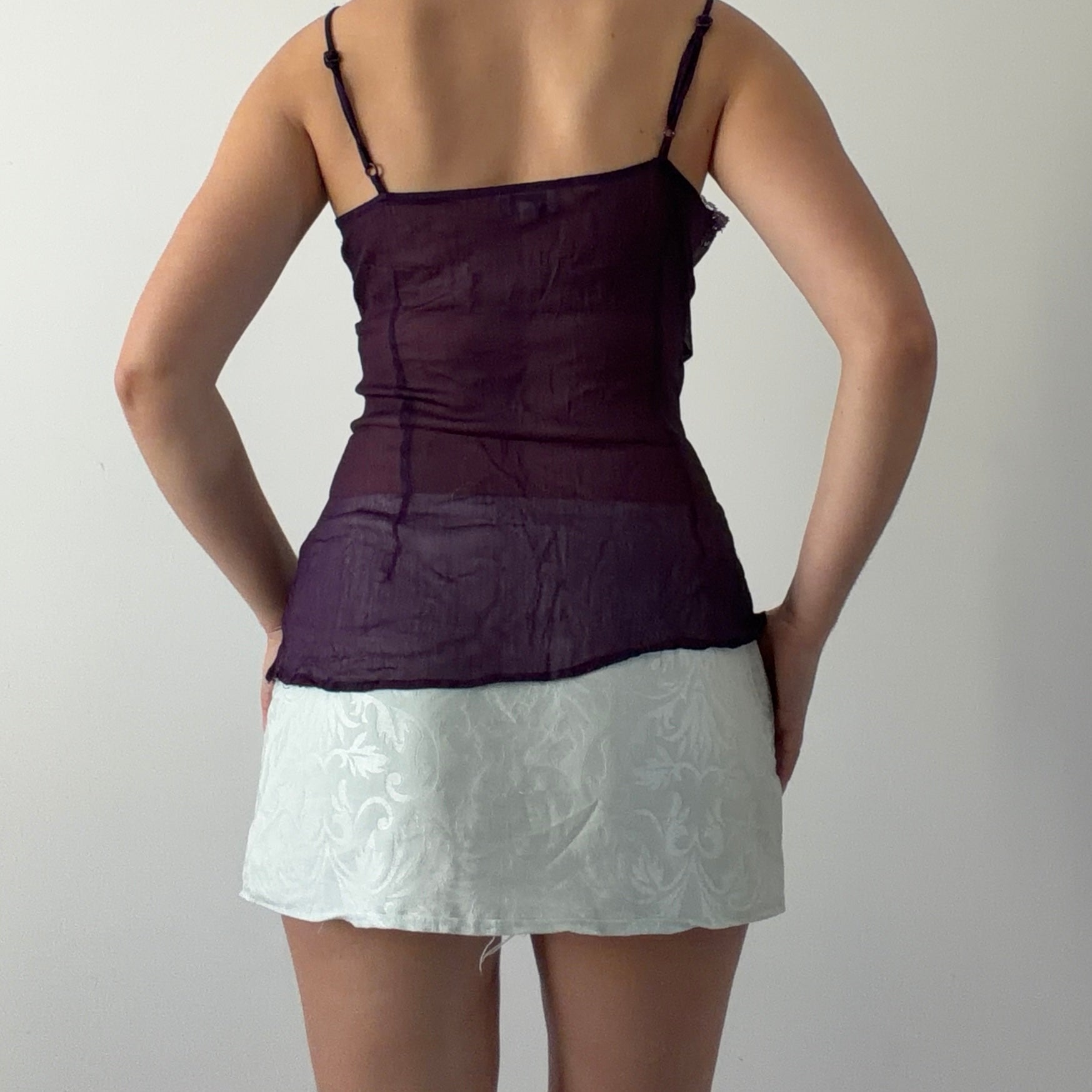 In Extenso Babydoll Beaded Top | M