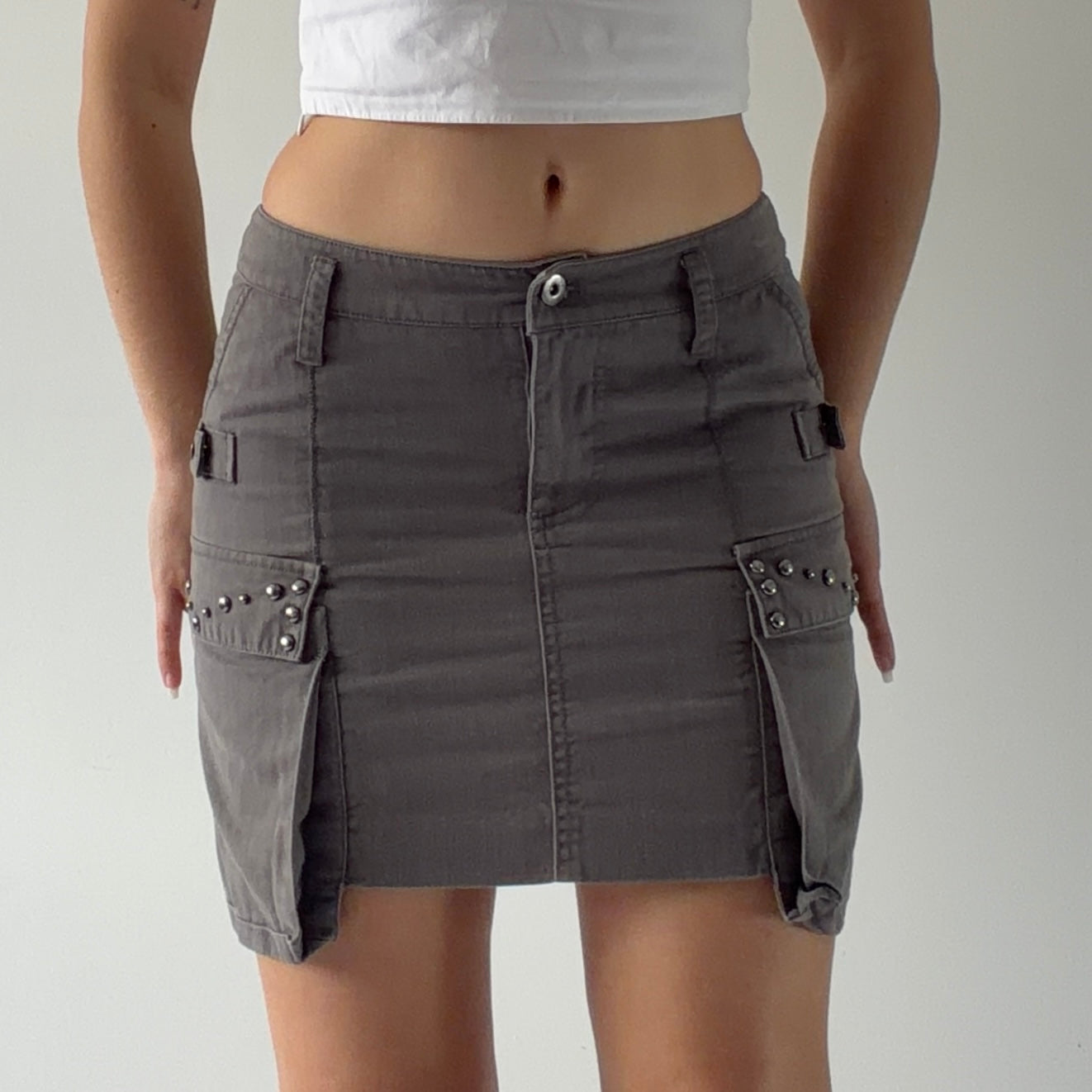 John Studded Mini Skirt | 6-8