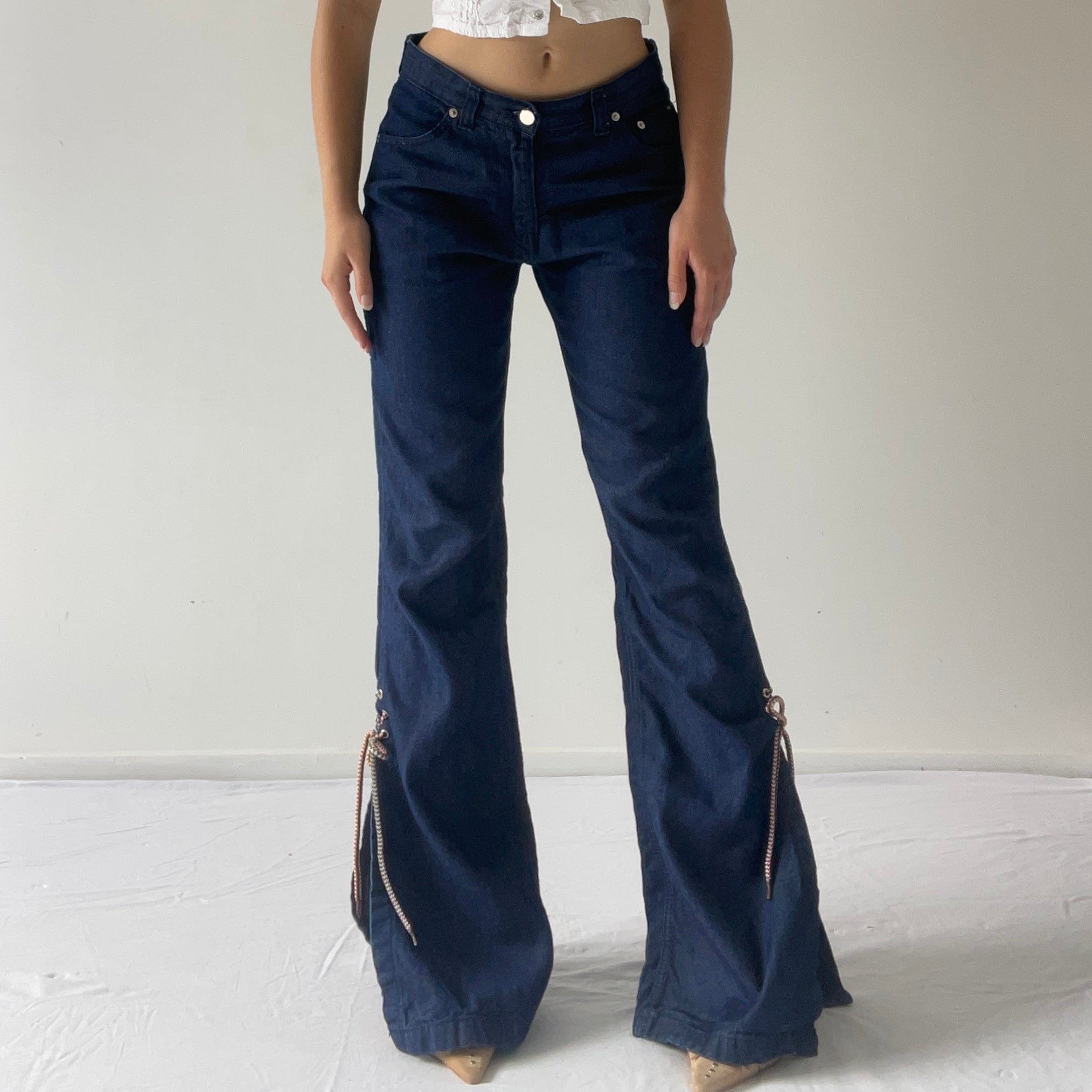 Lee Flare Denim Jeans | Made in Fiji | M
