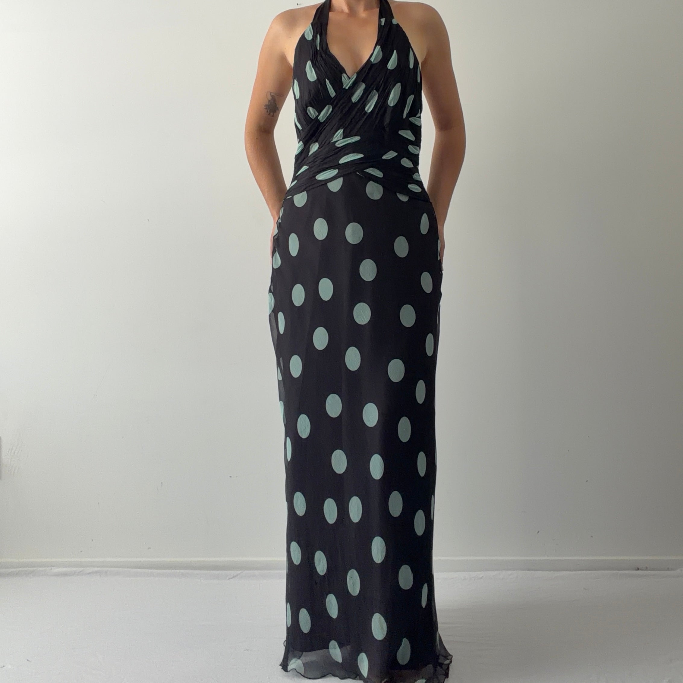 Phase Eight Silk Halter Dress | 12