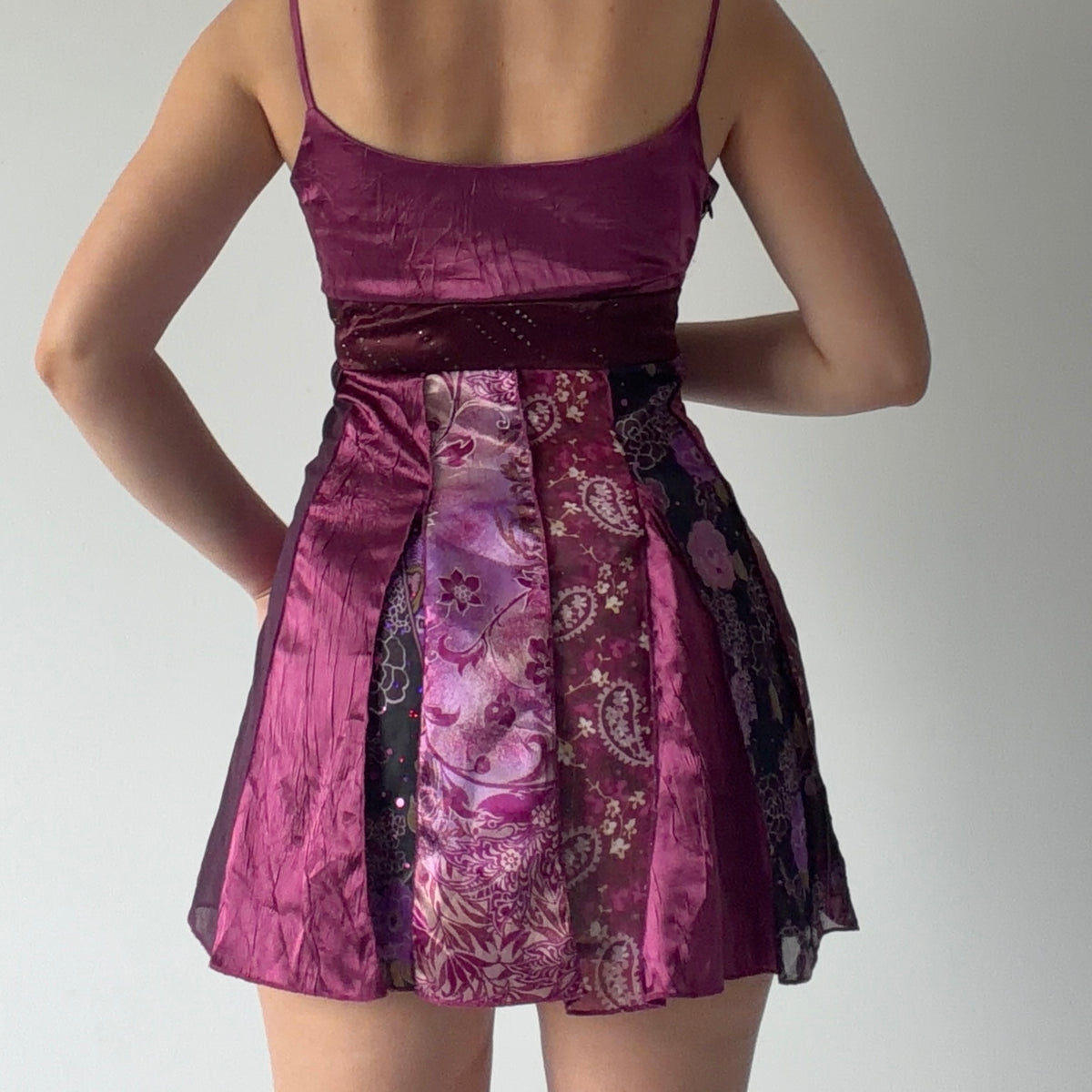Luna Chix Patchwork Babydoll | S