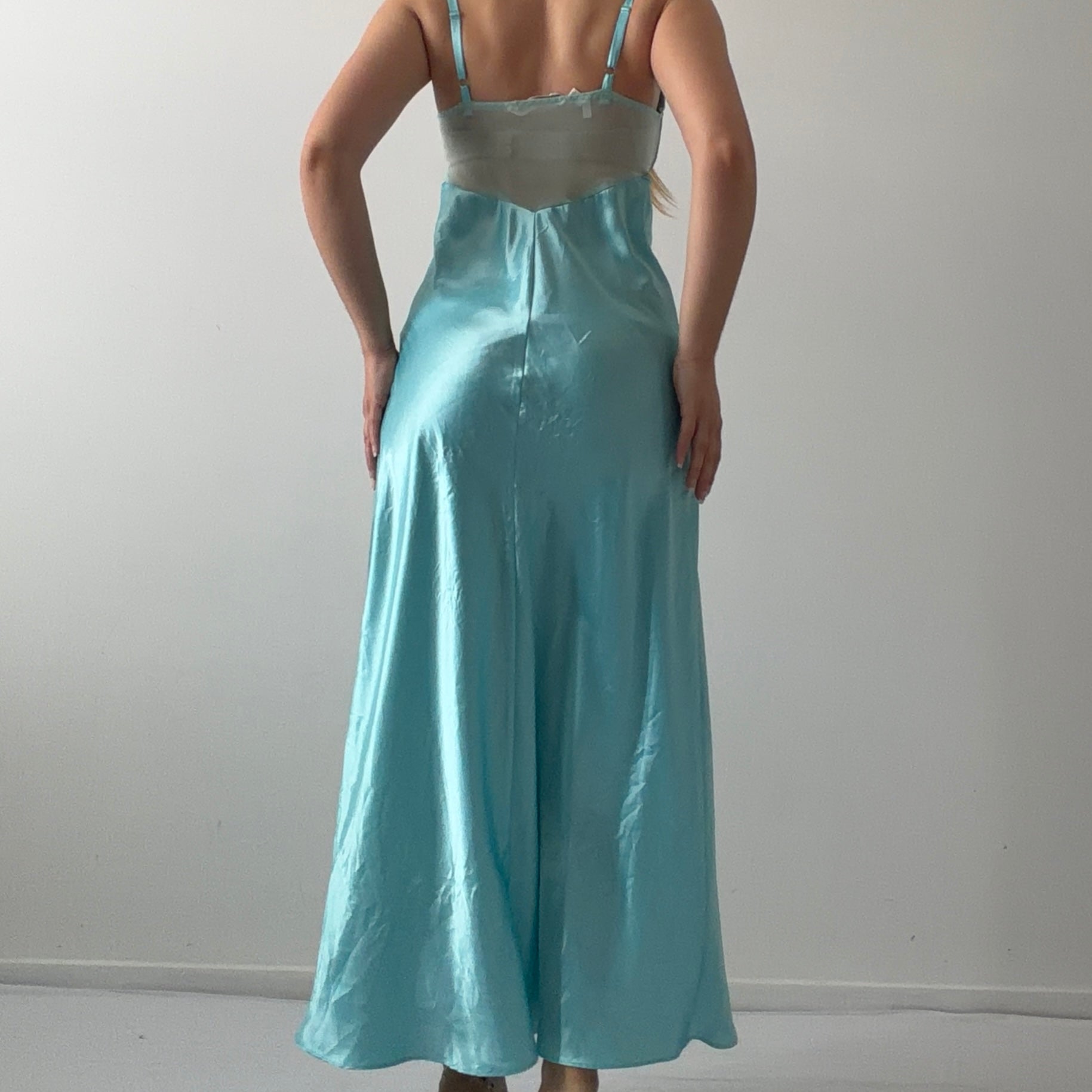Victoria's Secret Satin Maxi Dress | M