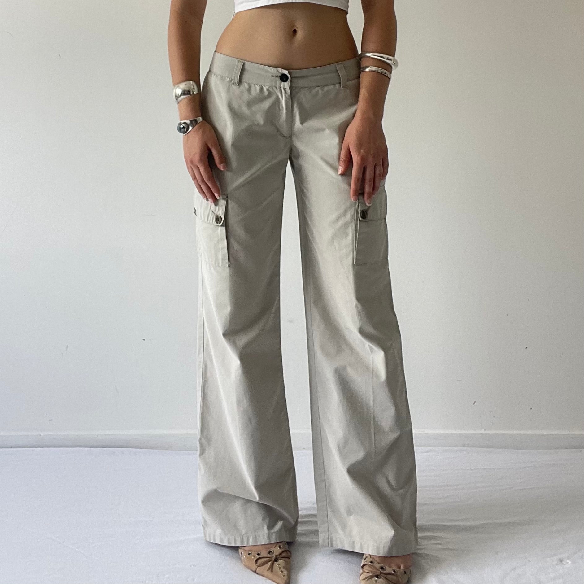 Jealous Wide Leg Cargo Pants |8-10