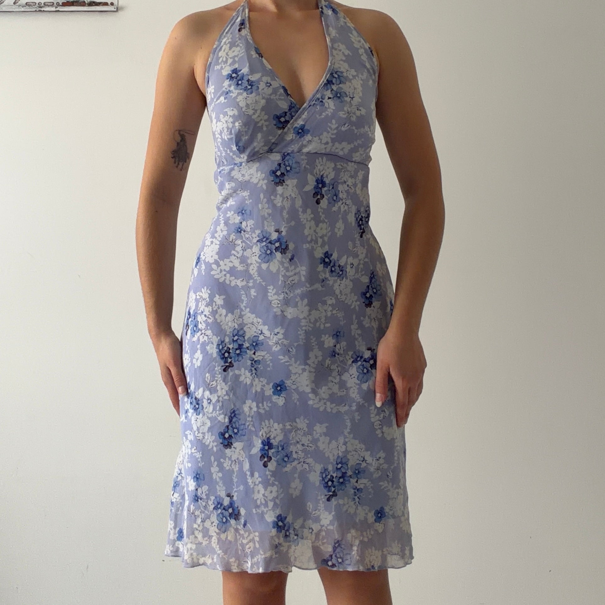 Digital Clothing Floral Halter Dress | 8-10
