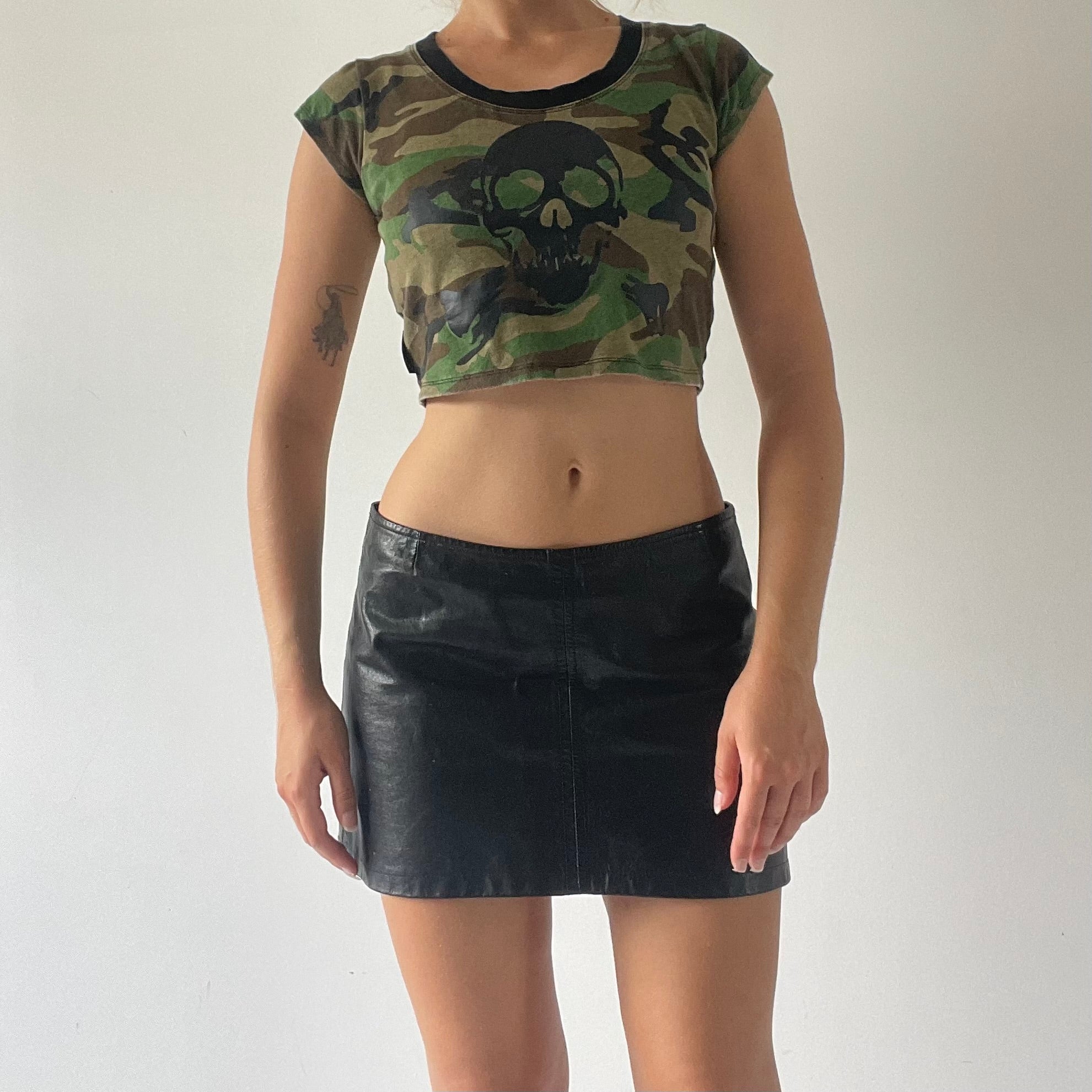 Tripp Skull Baby Tee | XS